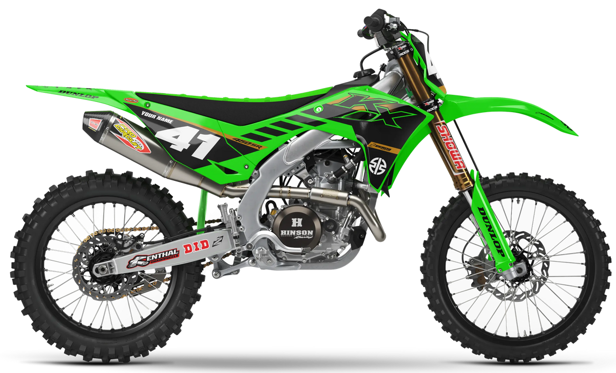 Kawasaki Graphics Kit - BOLD | Green  GRAPHIC KIT 