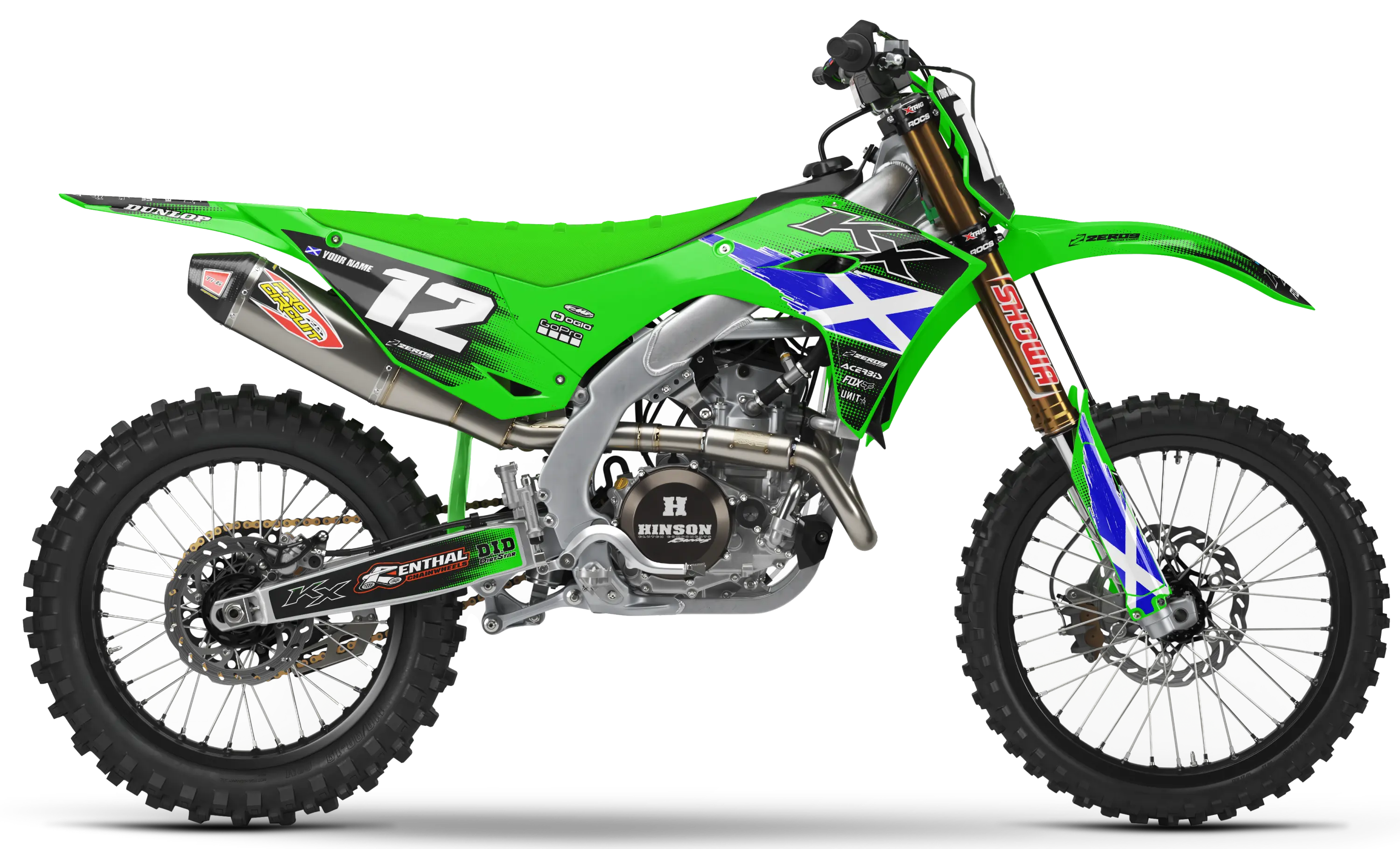 Kawasaki Graphics Kit - PATRIOT | Scotland  GRAPHIC KIT 