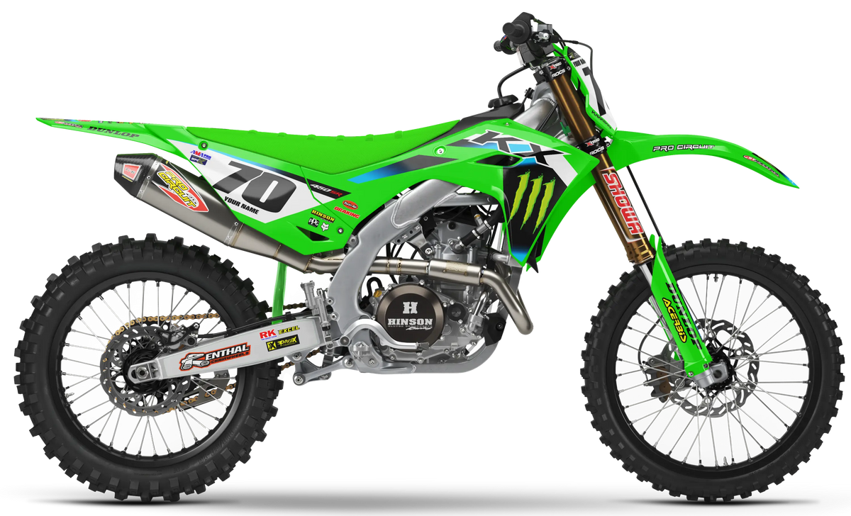 Kawasaki Graphics Kit - TEAM 25 | Green  GRAPHIC KIT 