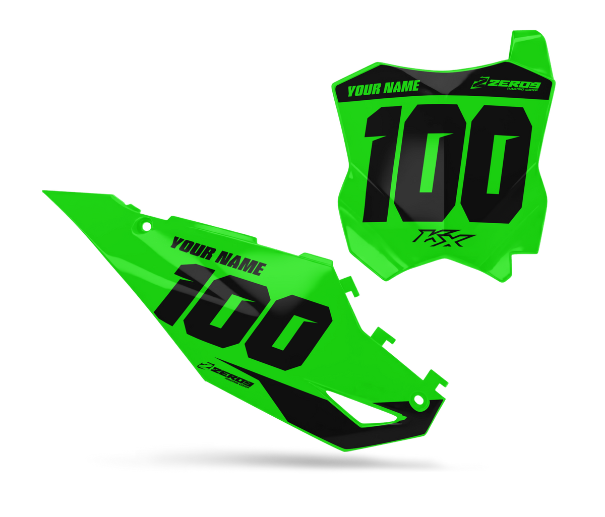 Kawasaki Number Plates - Blok  NUMBER PLATES 