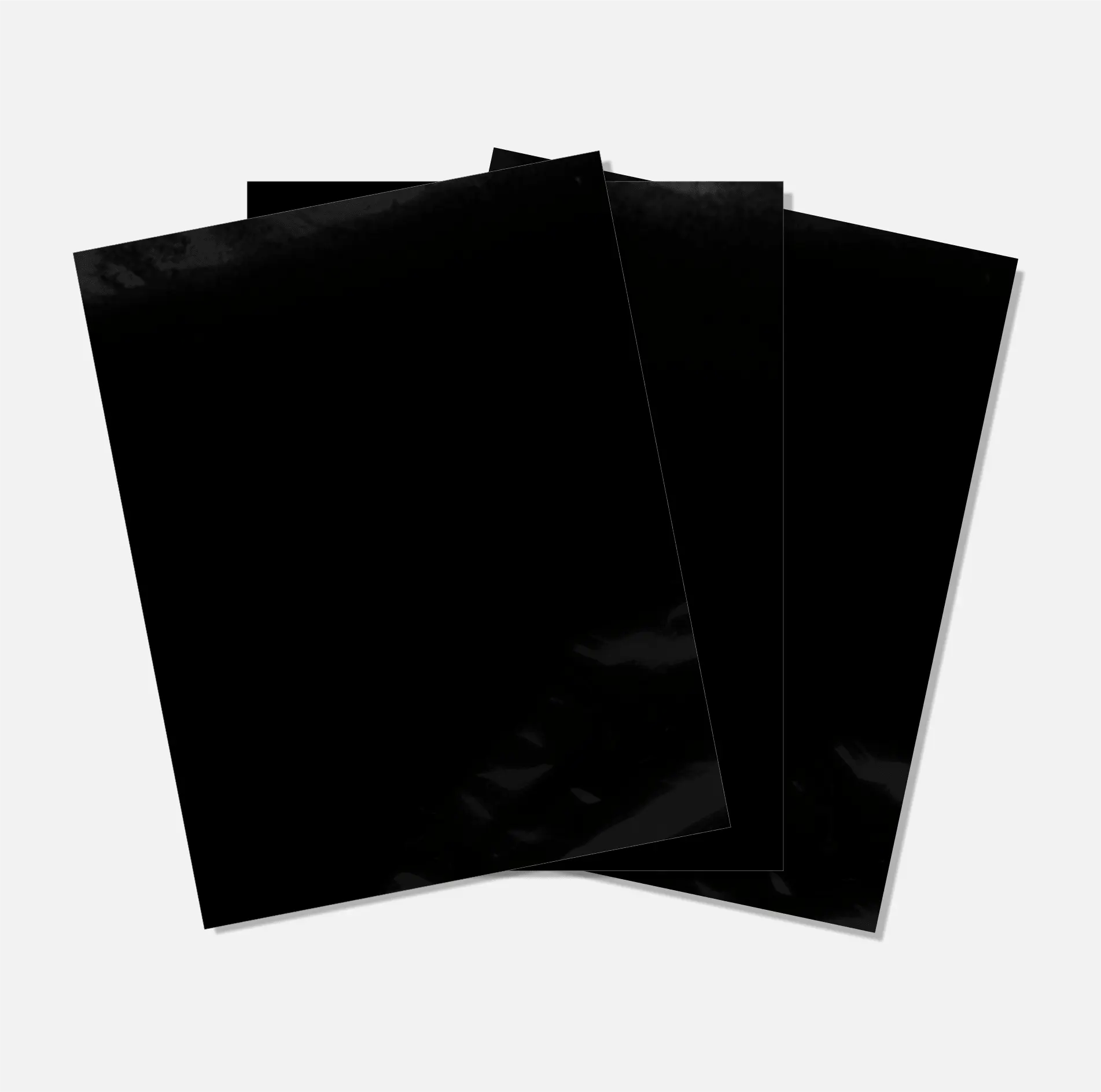 Set of 3 universal decal sheets in black.