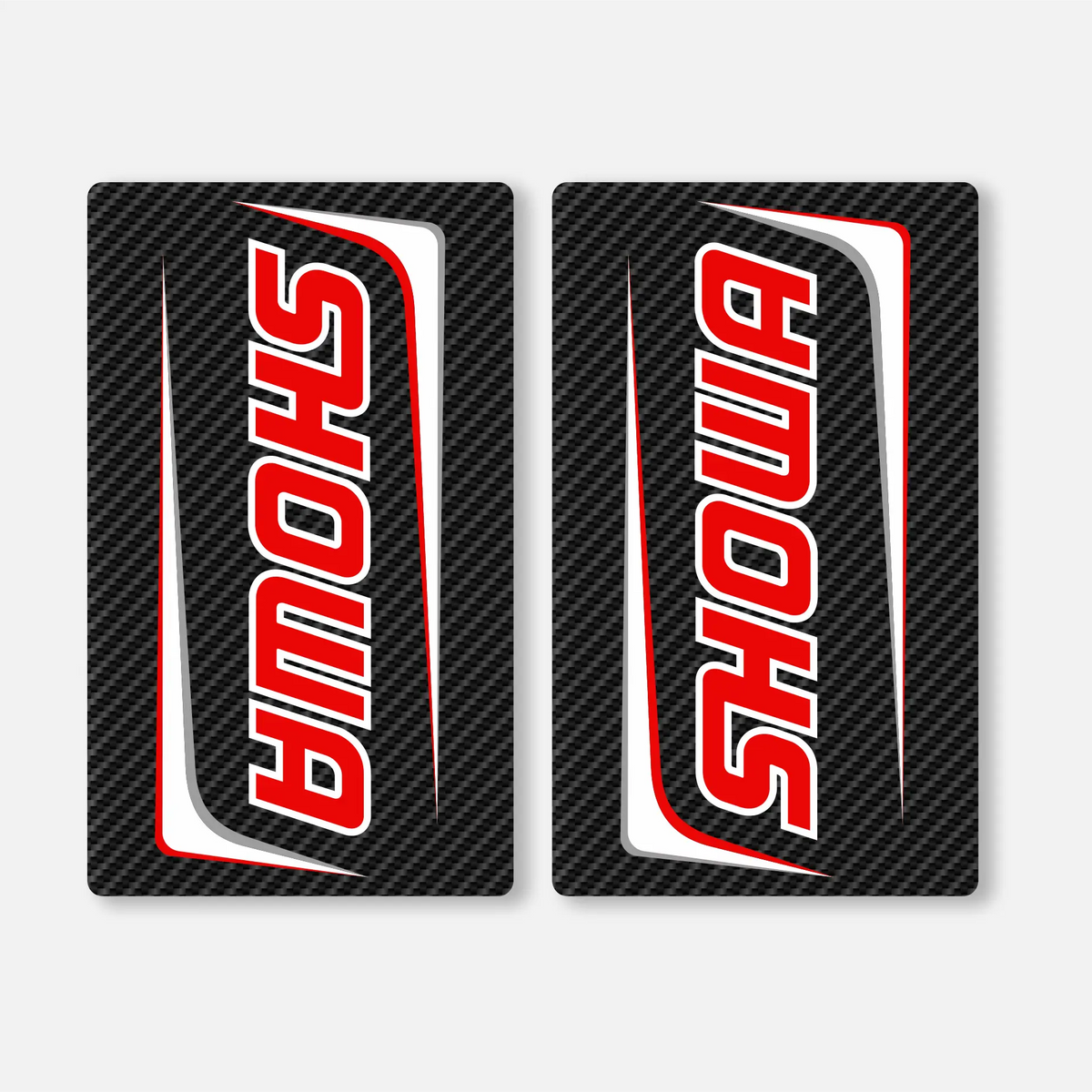SHOWA fork decals carbon - Factory Issue | ZERO9 MX Graphics SHOWA fork decals carbon - Factory Issue | ZERO9 MX Graphics