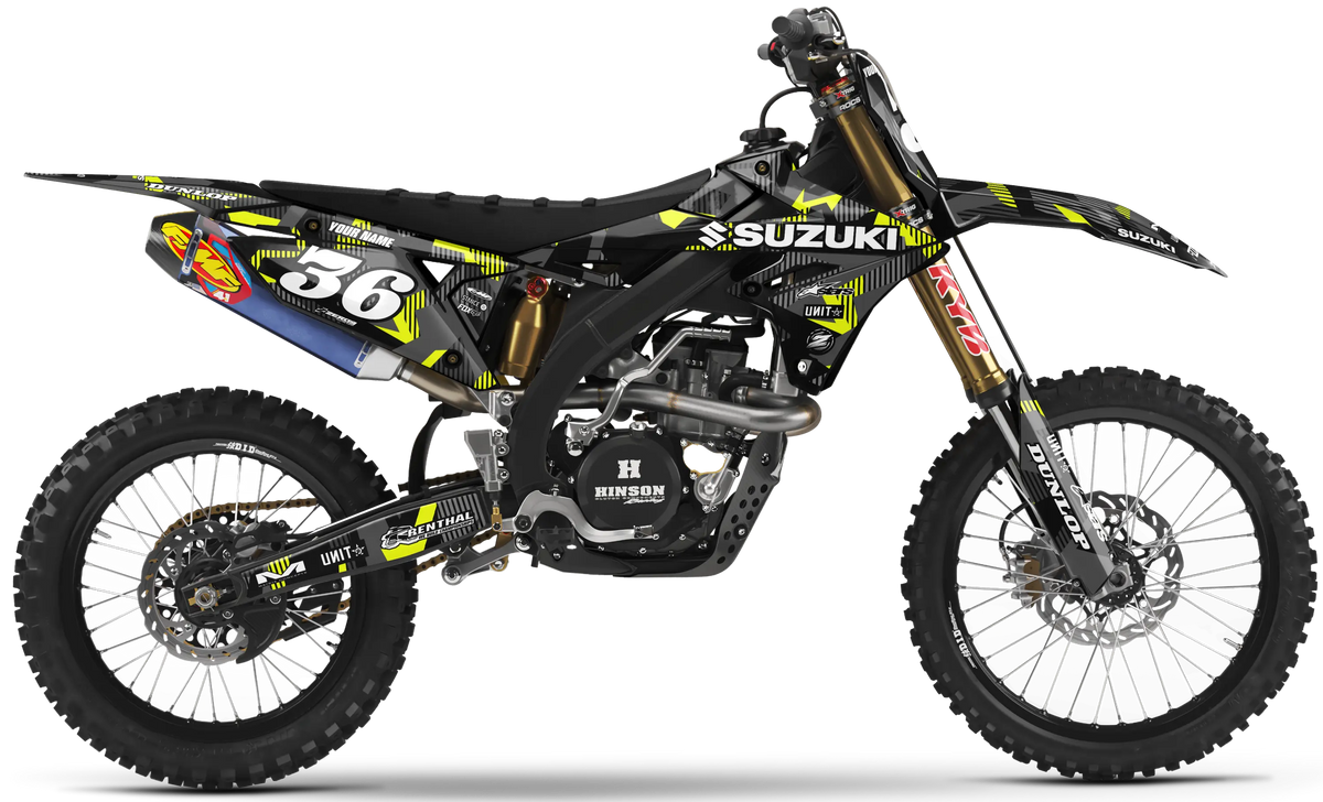 Suzuki Graphics Kit - LAZR | Black  GRAPHIC KIT 