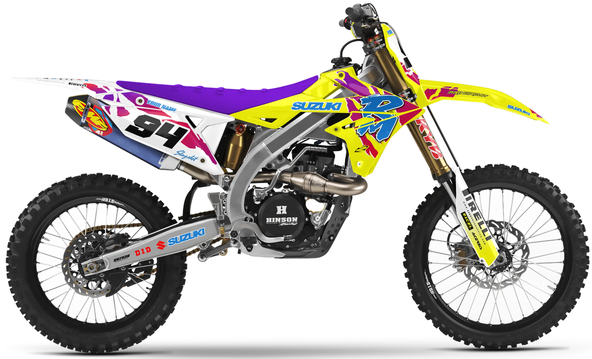 Suzuki Graphics Kit - SLINGSHOT | Yellow  GRAPHIC KIT 