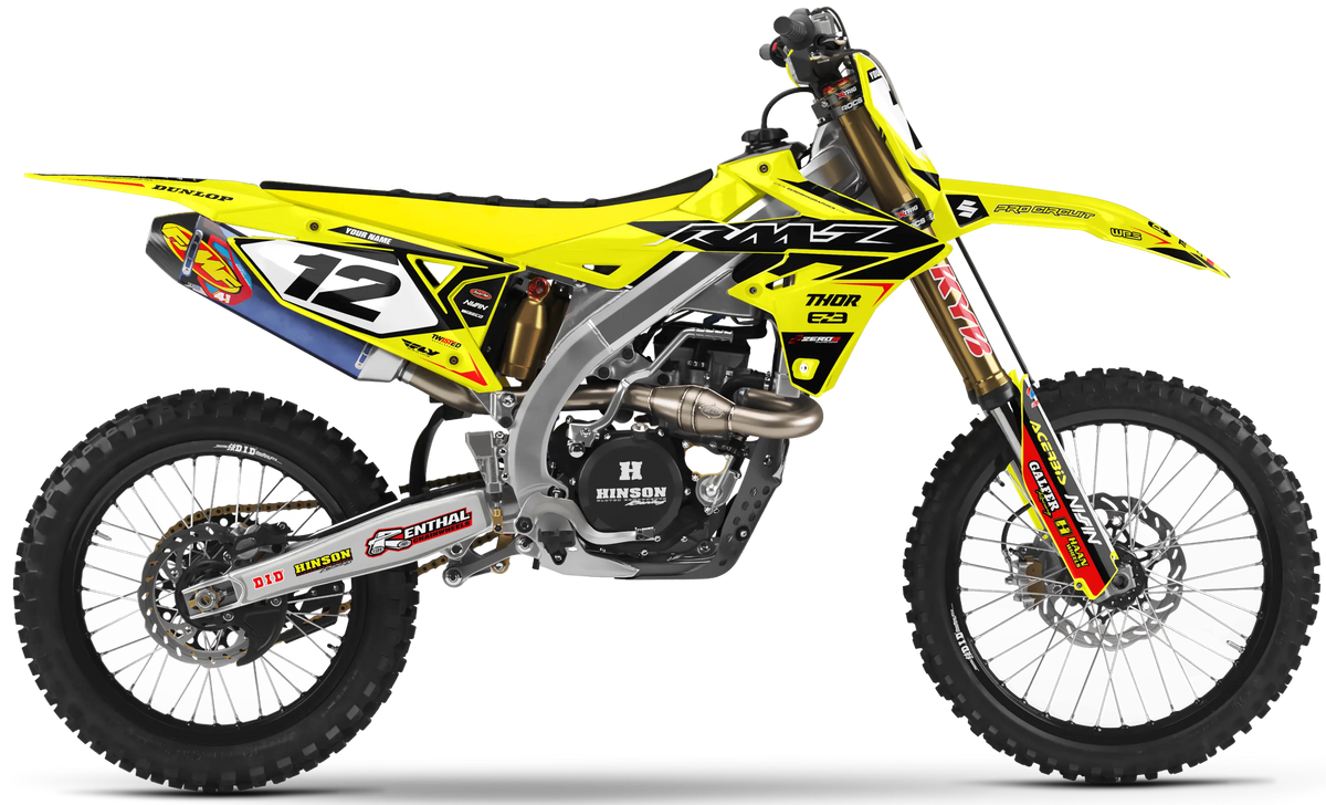 Suzuki Graphics Kit - ZEST | Yellow  GRAPHIC KIT 
