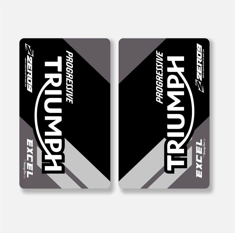Triumph Fork Decals - Team Issue | KYB | ZERO9 MX Graphics