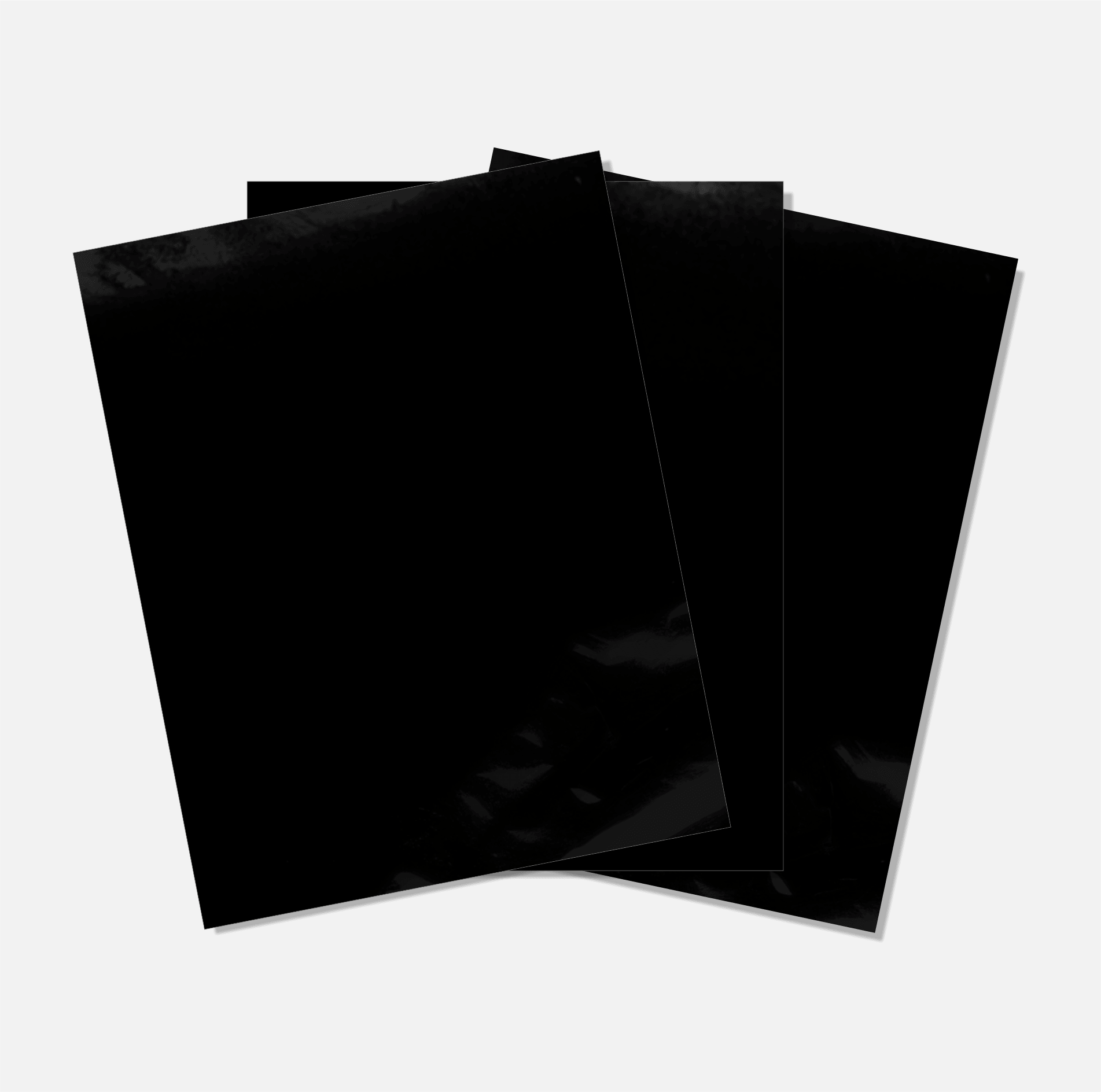 NUMBER PLATE DECAL SHEETS - BLACK - ZERO9 MX GRAPHICS