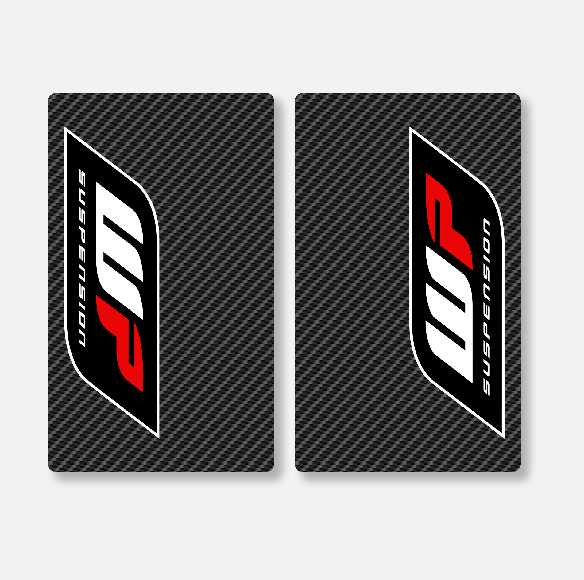 WP FORK DECALS CARBON - OEM 16 - ZERO9 MX GRAPHICS