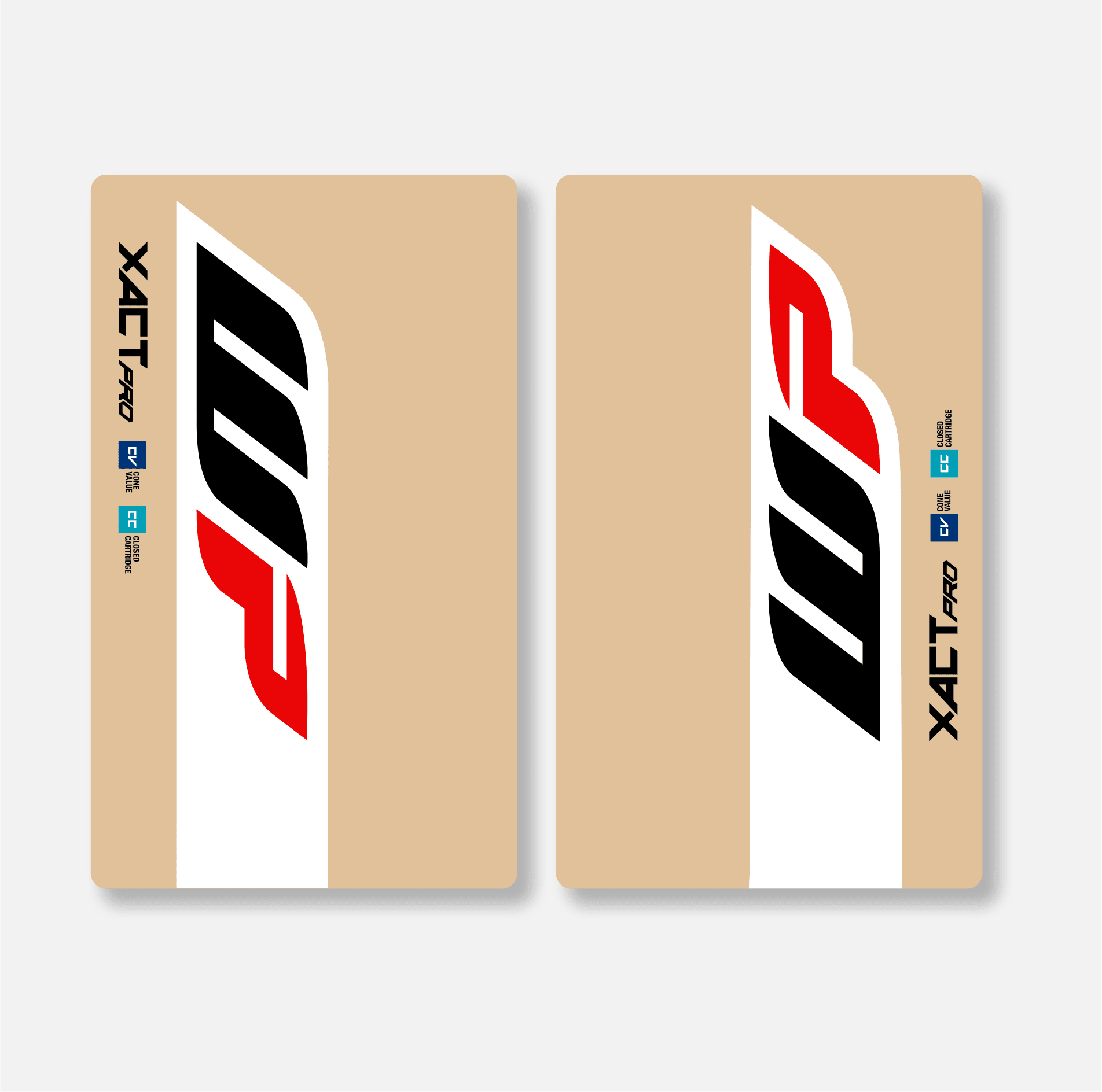 WP FORK DECALS CLEAR - XACT PRO 17 - ZERO9 MX GRAPHICS