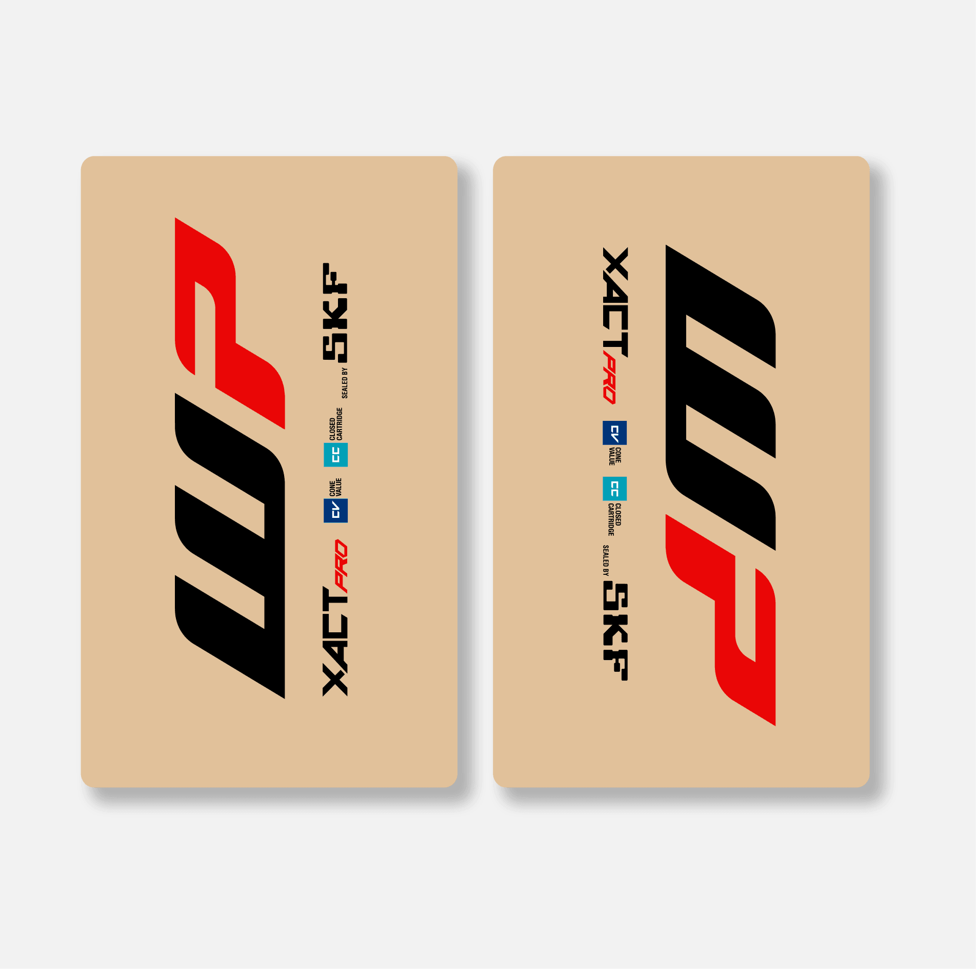 WP FORK DECALS CLEAR - XACT PRO 24 - ZERO9 MX GRAPHICS