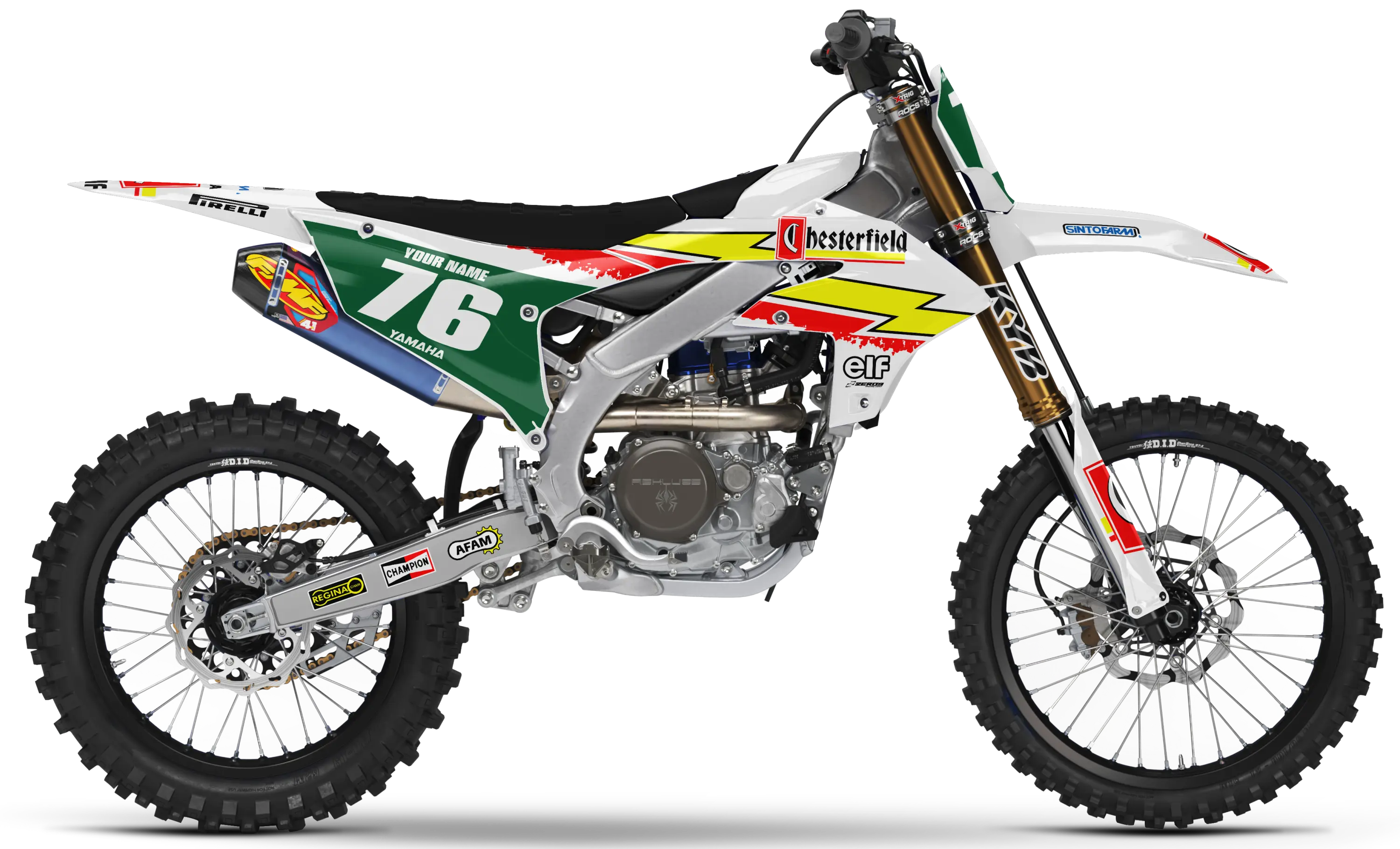 Yamaha Graphics Kit - CHESTERFIELD | White  GRAPHIC KIT 