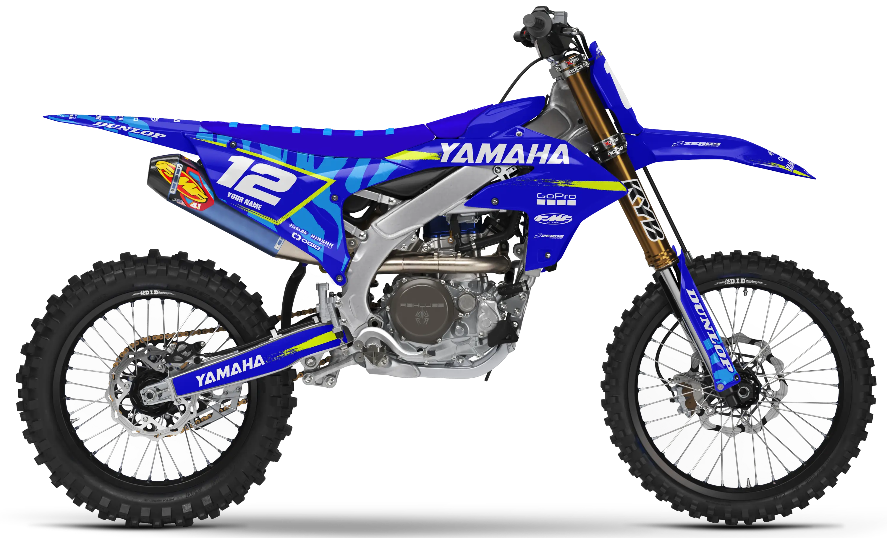 Yamaha Graphics Kit - HYPE | Blue  GRAPHIC KIT 