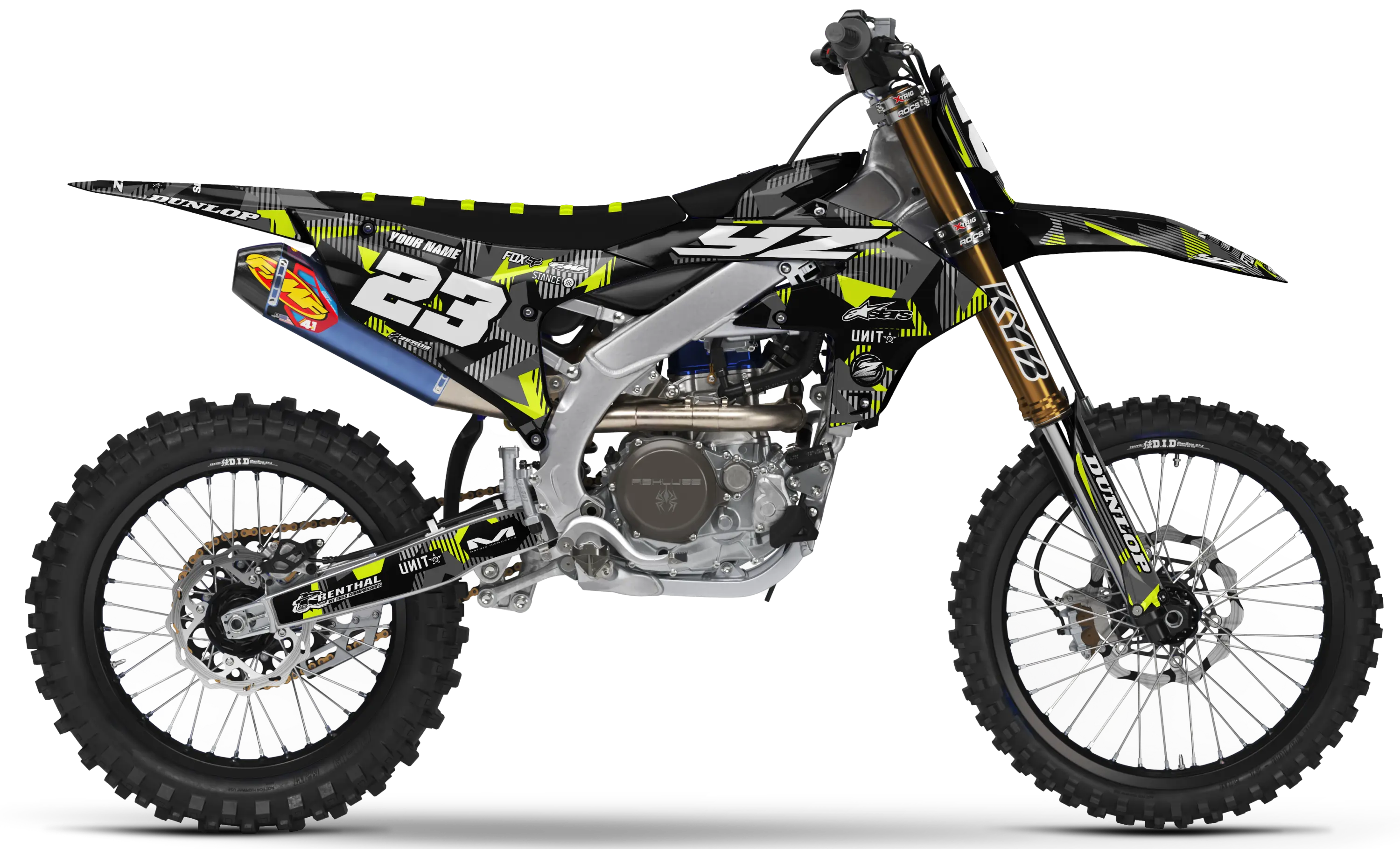 Yamaha Graphics Kit - LAZR | Black  GRAPHIC KIT 