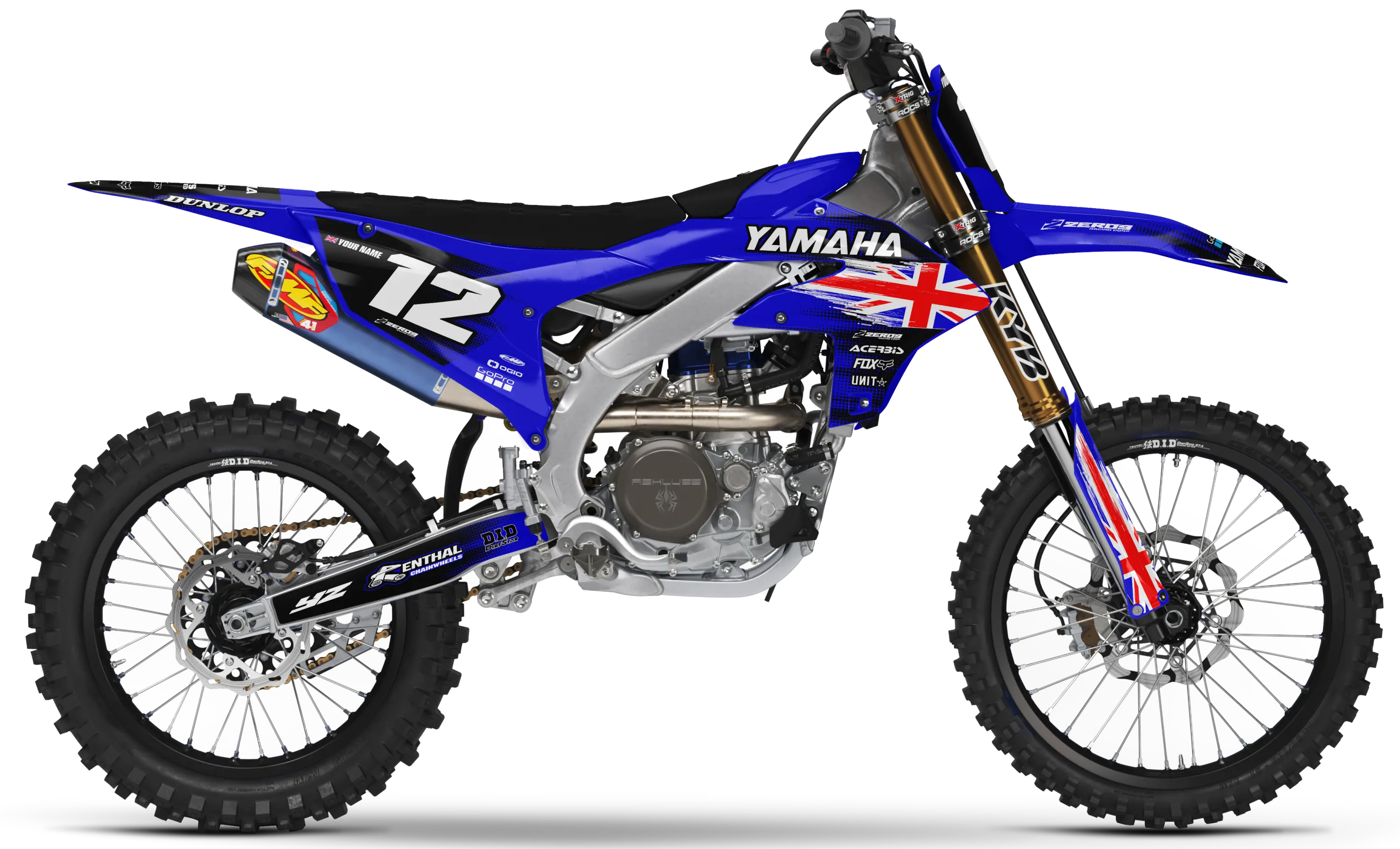 Yamaha Graphics Kit - PATRIOT GREAT BRITAIN | Blue  GRAPHIC KIT 