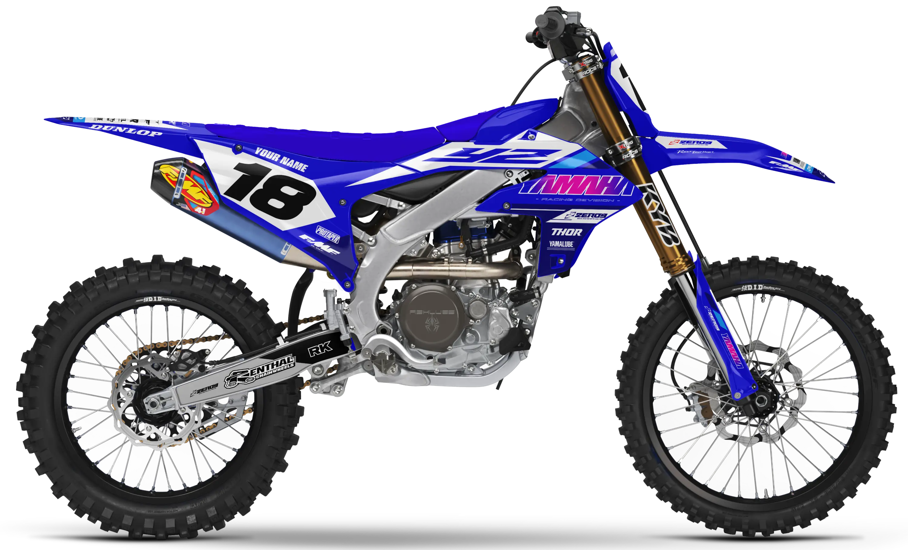 Yamaha Graphics Kit - RIDE | Blue  GRAPHIC KIT 