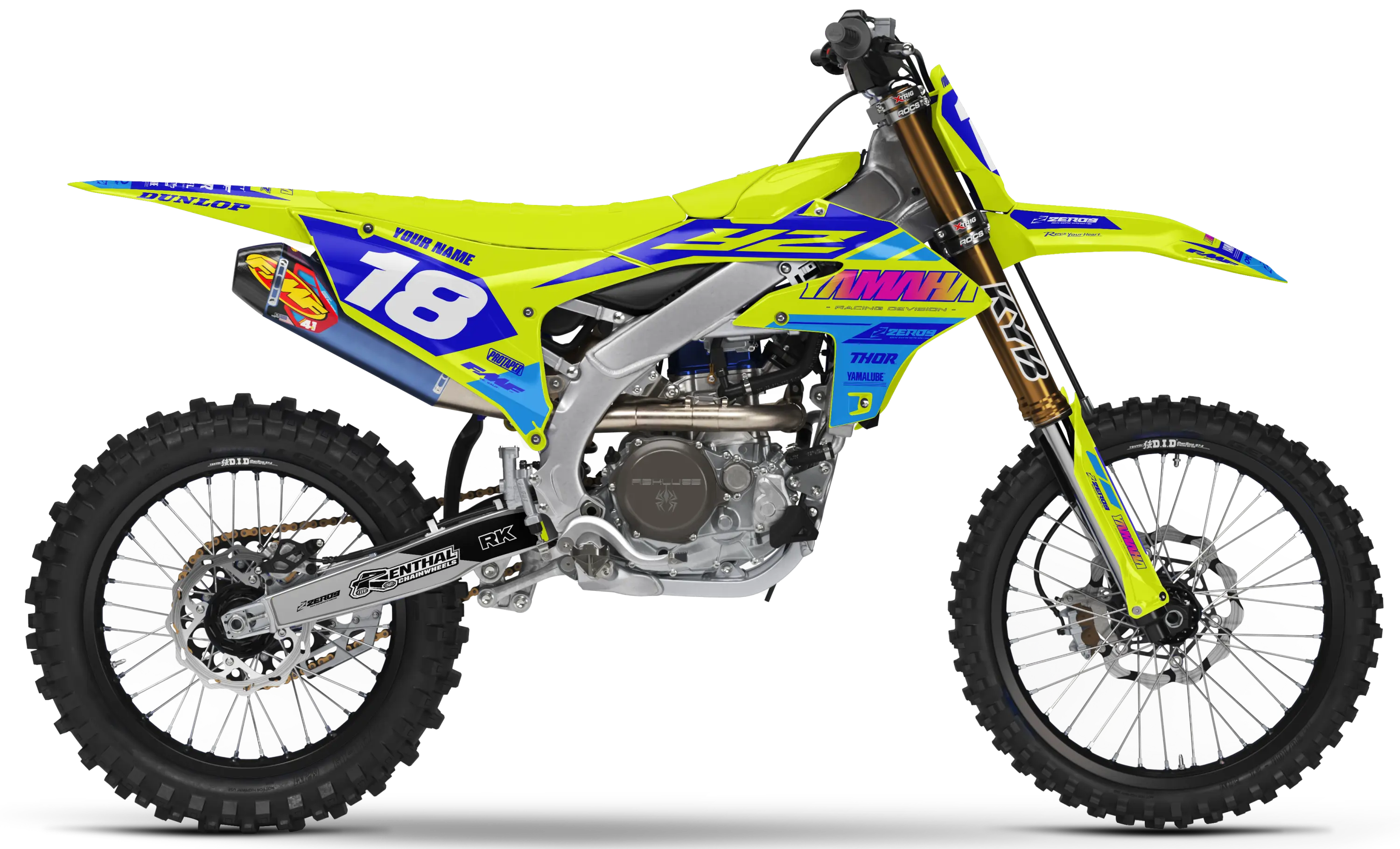 Yamaha Graphics Kit - RIDE | Vivid Yellow  GRAPHIC KIT 