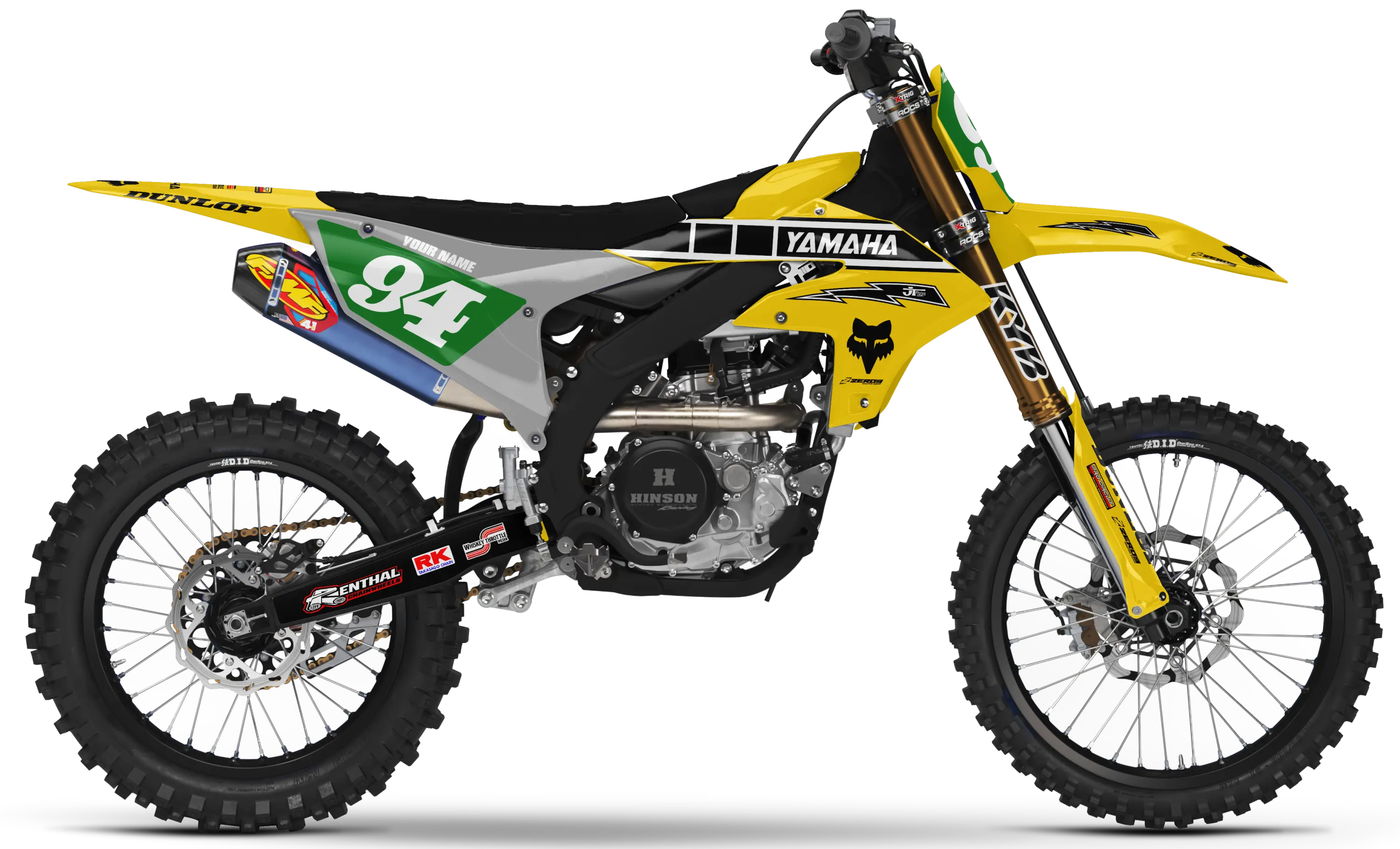 Yamaha Graphics Kit - ROCZEN | Yellow  GRAPHIC KIT 