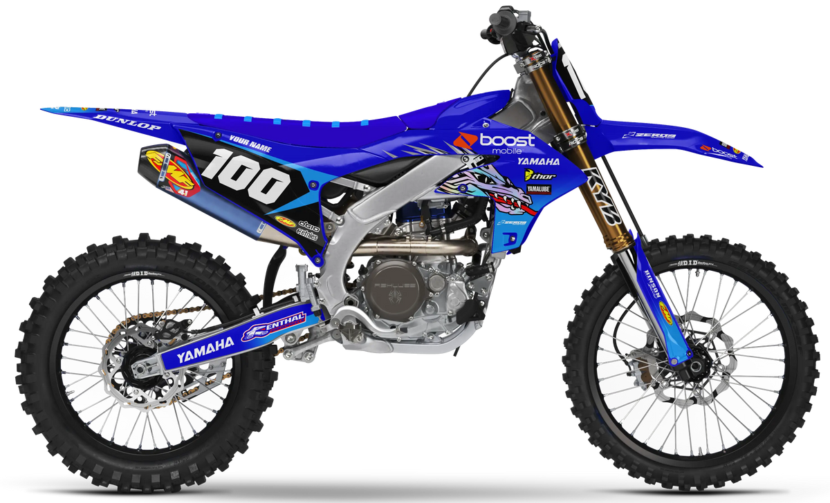 Yamaha Graphics Kit - TROY | Blue  GRAPHIC KIT 