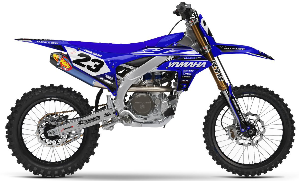 Yamaha Graphics Kit - VIBE | Blue  GRAPHIC KIT 