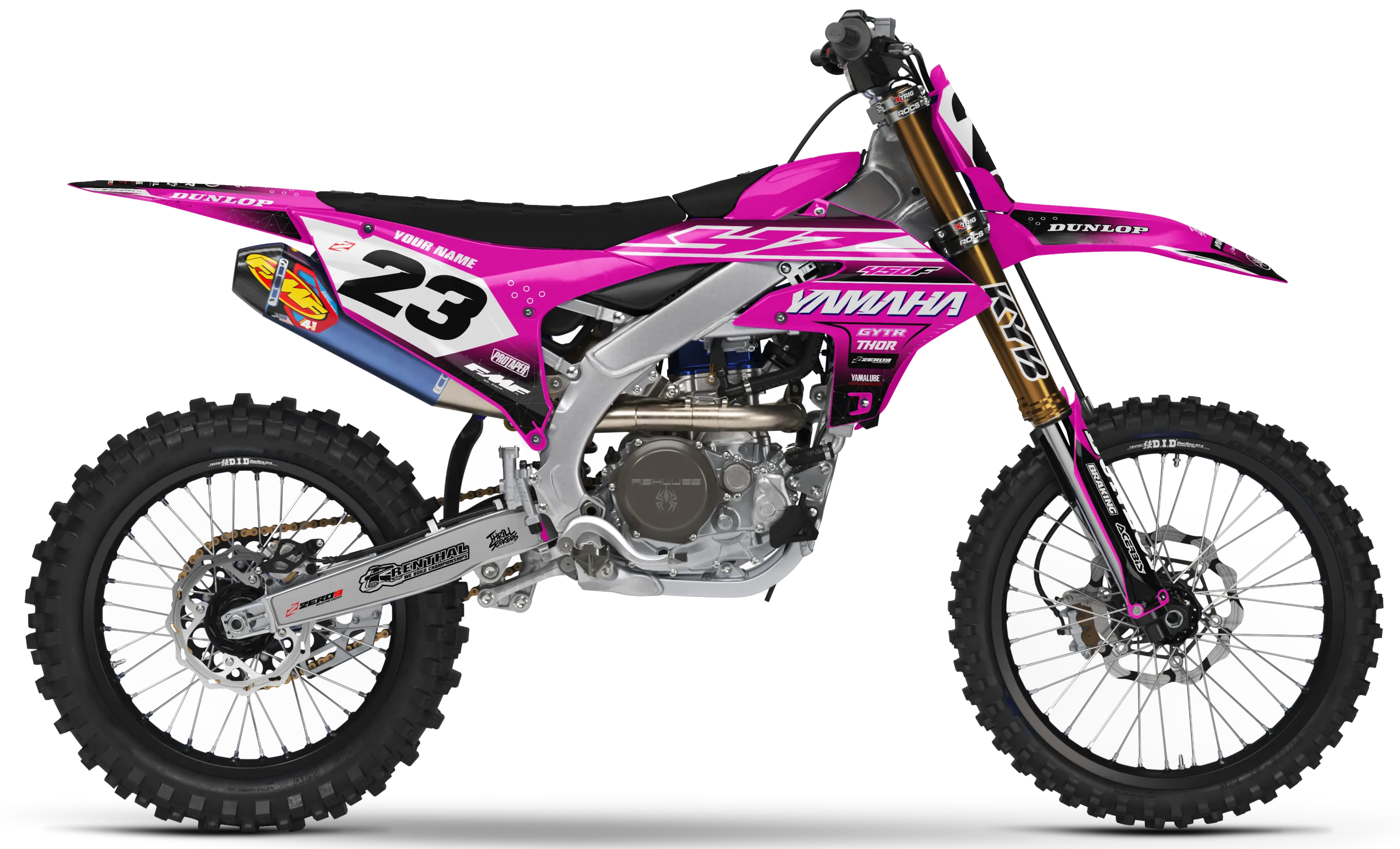 Yamaha Graphics Kit - VIBE | Pink/Black  GRAPHIC KIT 