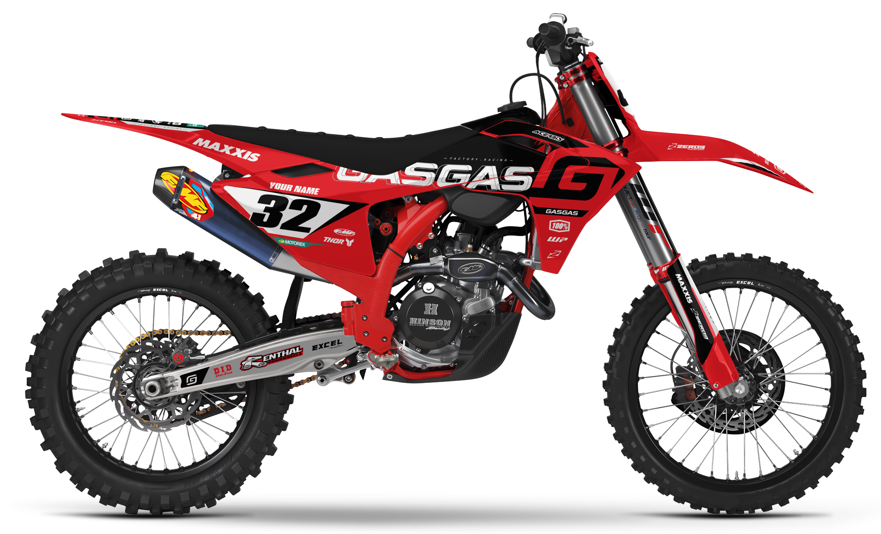 GASGAS Graphics Kit - ICON | Red