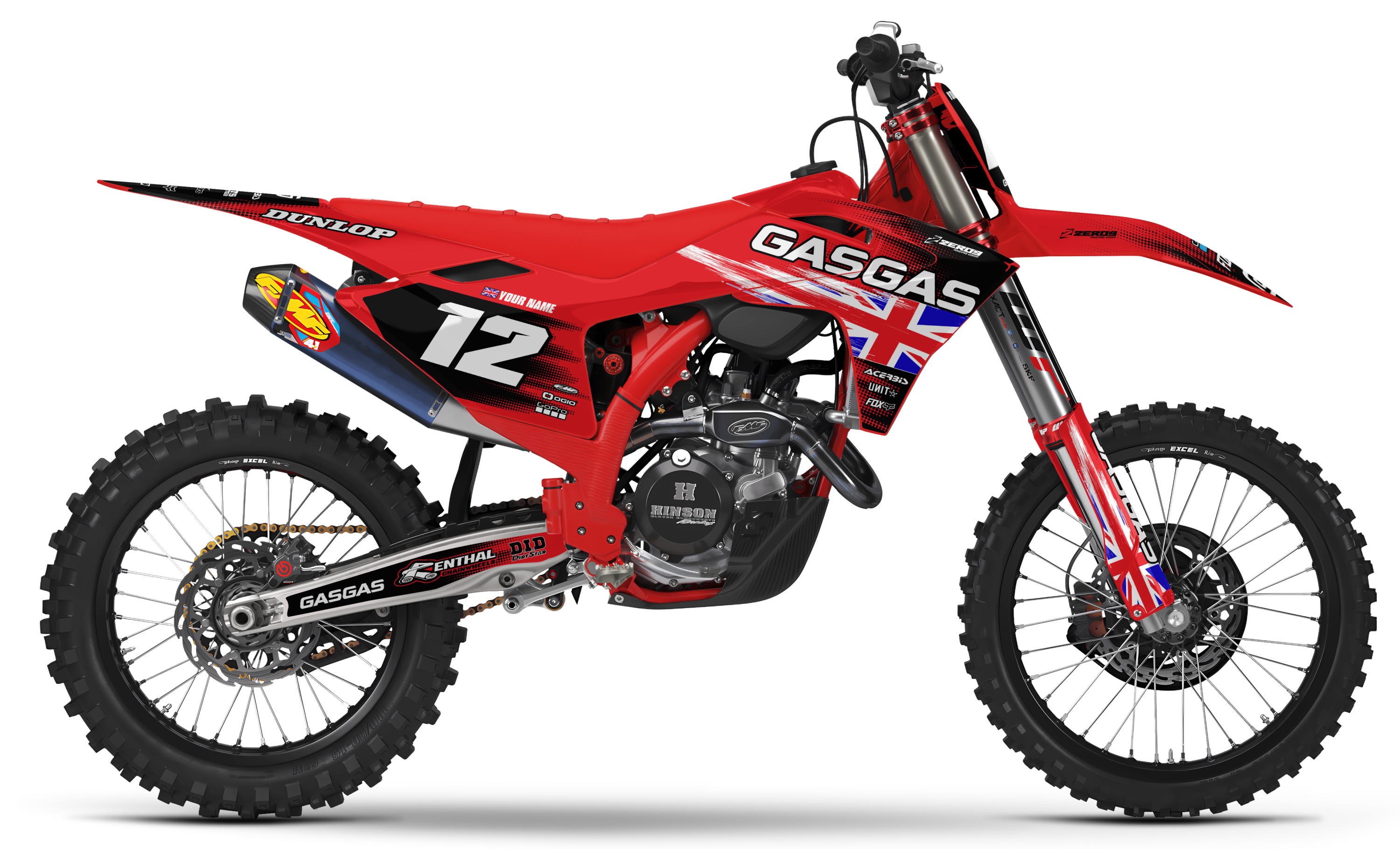 GASGAS Graphics Kit - PATRIOT GB | Red