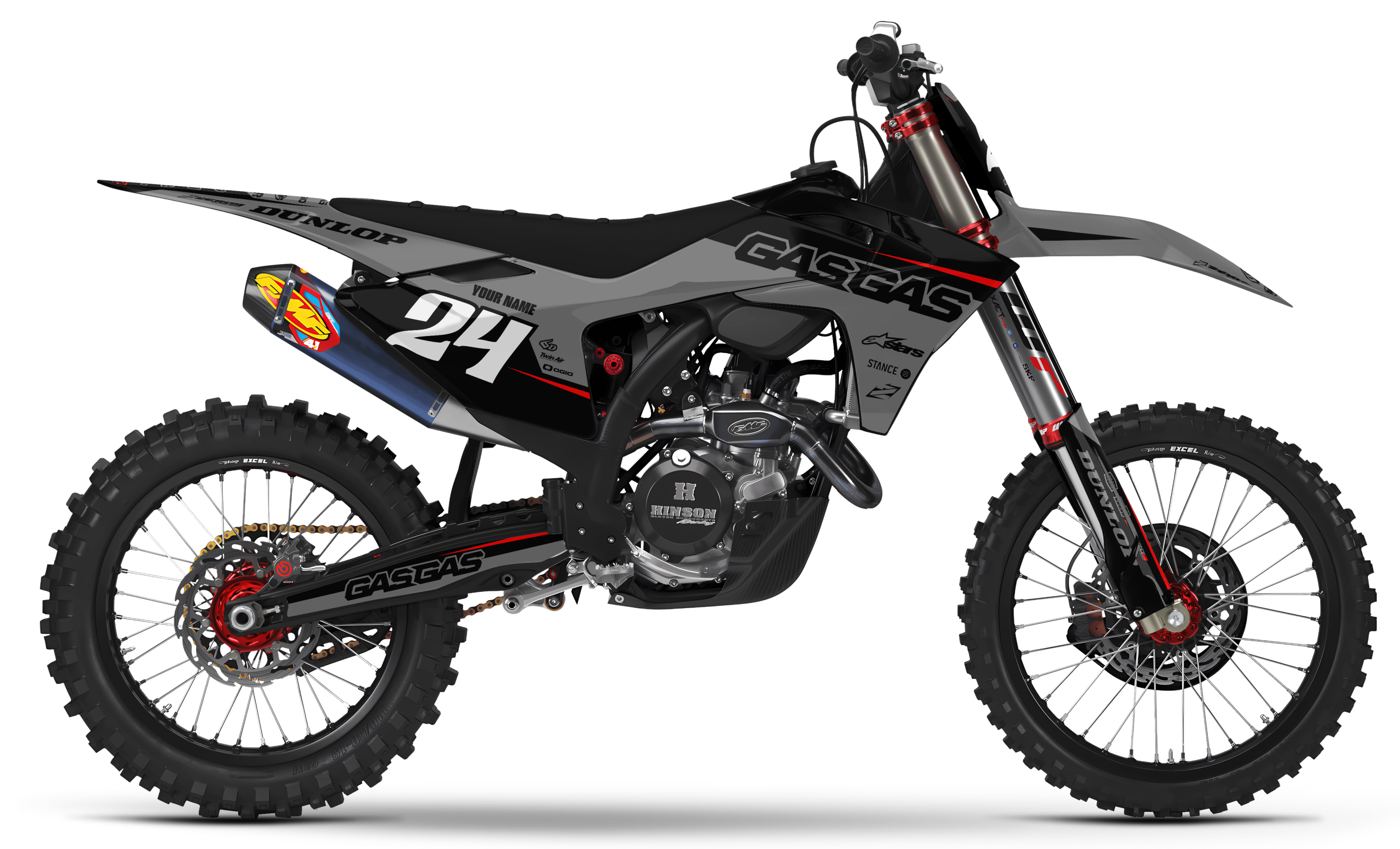 GASGAS Graphics Kit - SHIFT | Grey