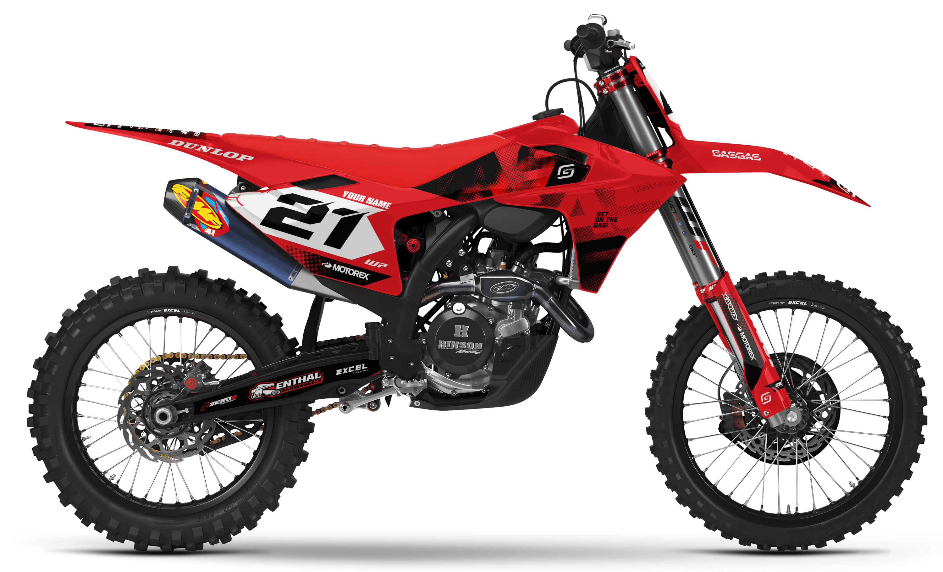 GASGAS Graphics Kit - STOK | Red