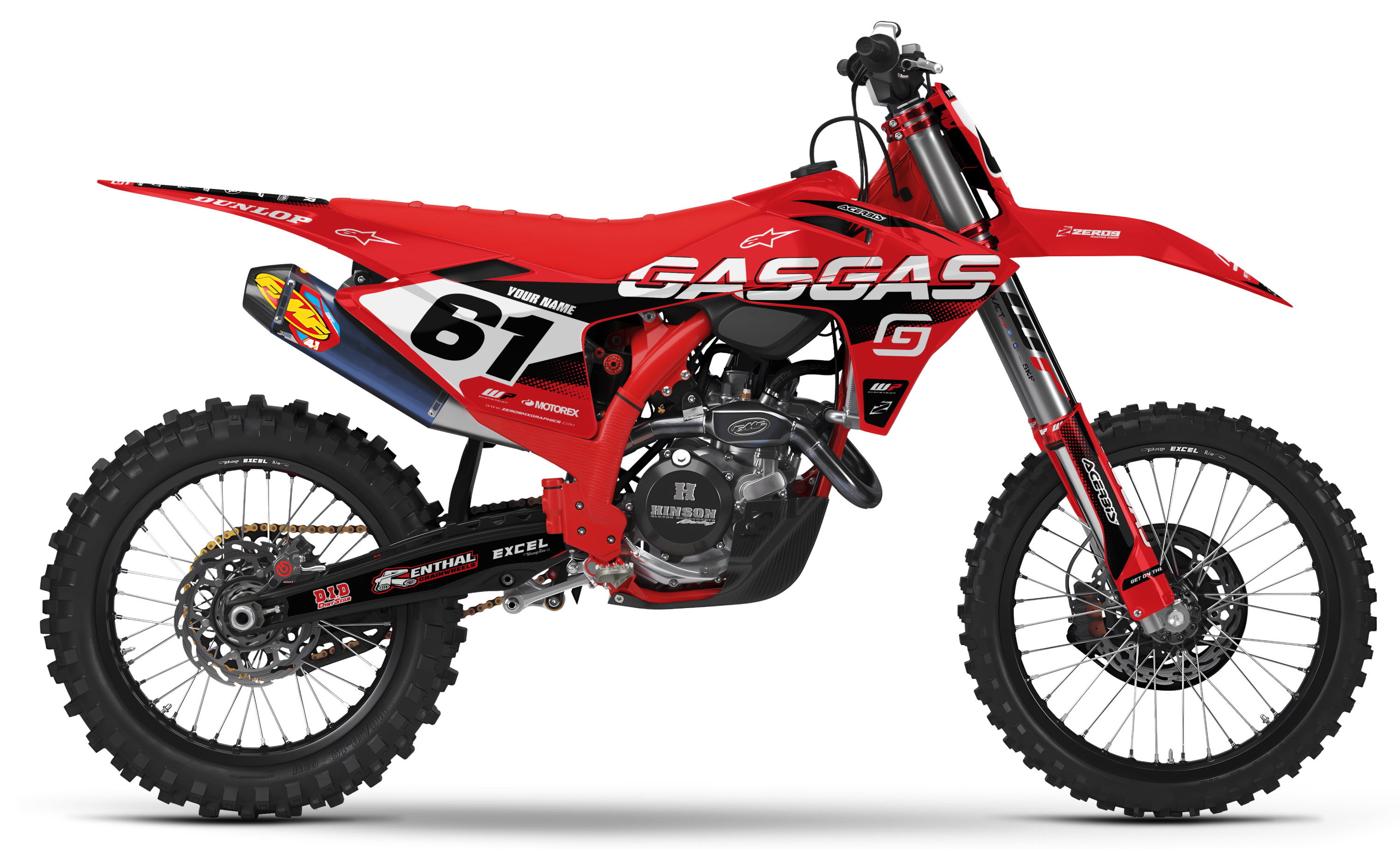 GASGAS Graphics Kit - STUX | Red