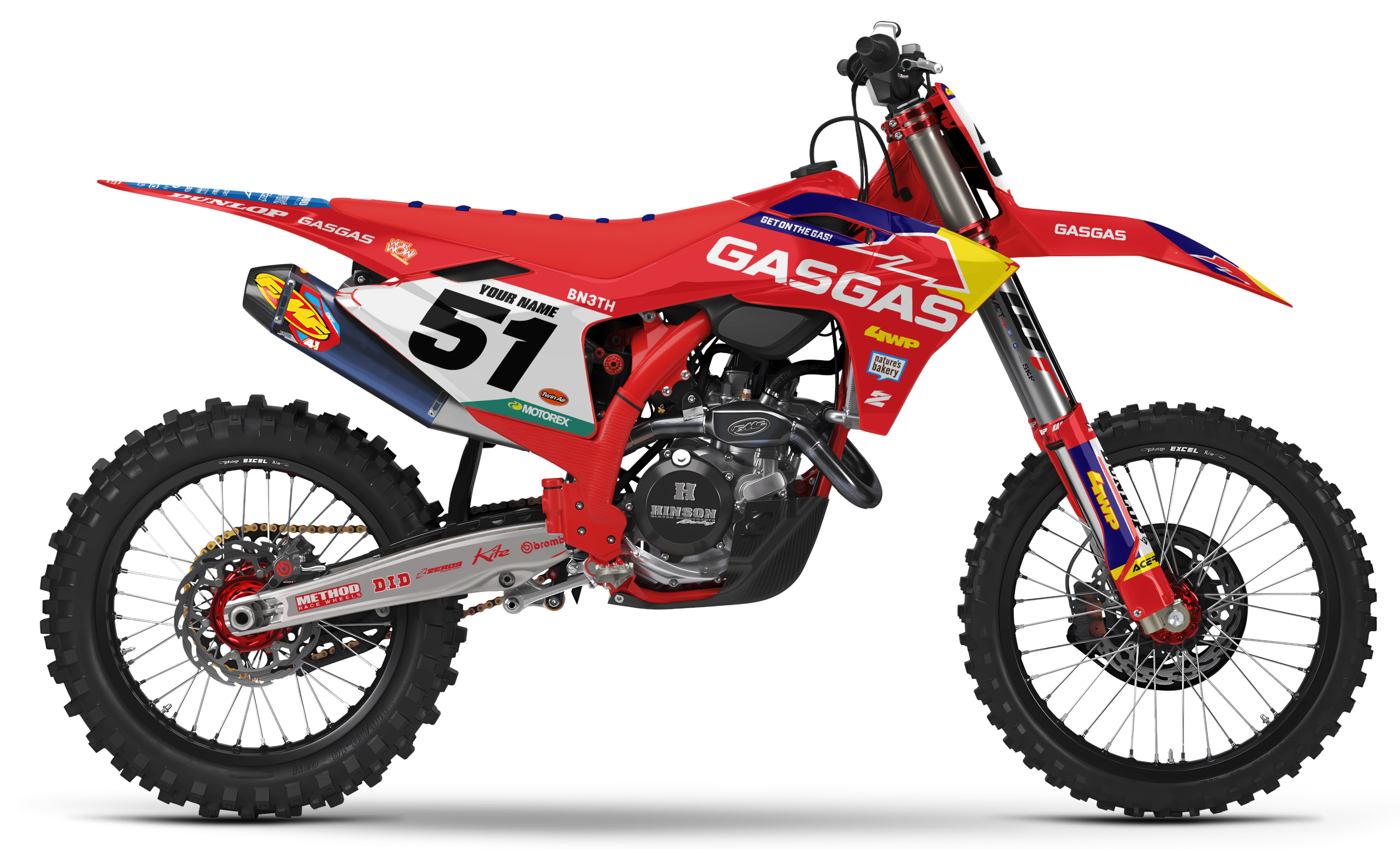 GASGAS Graphics Kit - TEAM | Red