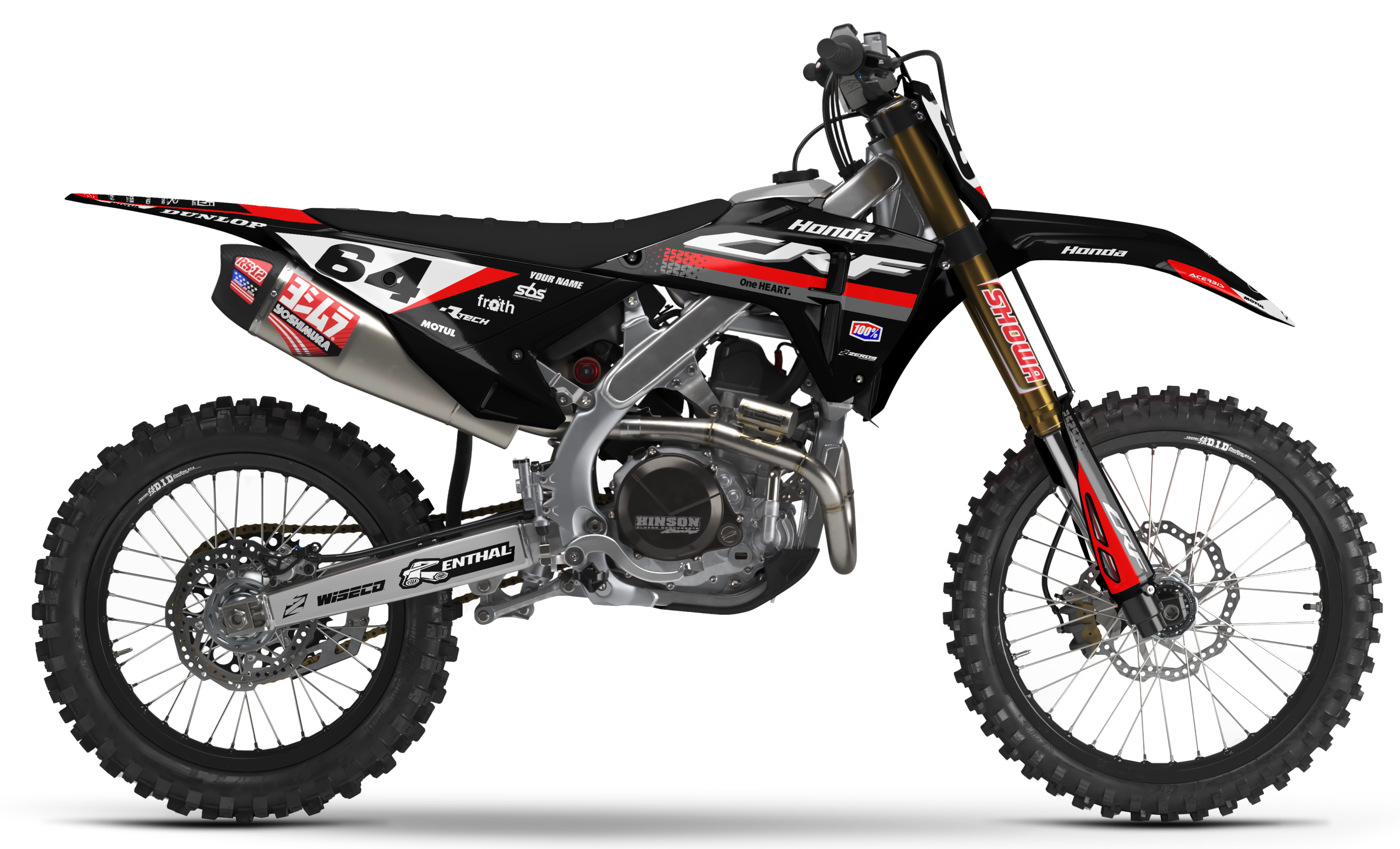 Honda Graphics Kit - EPIC | Black