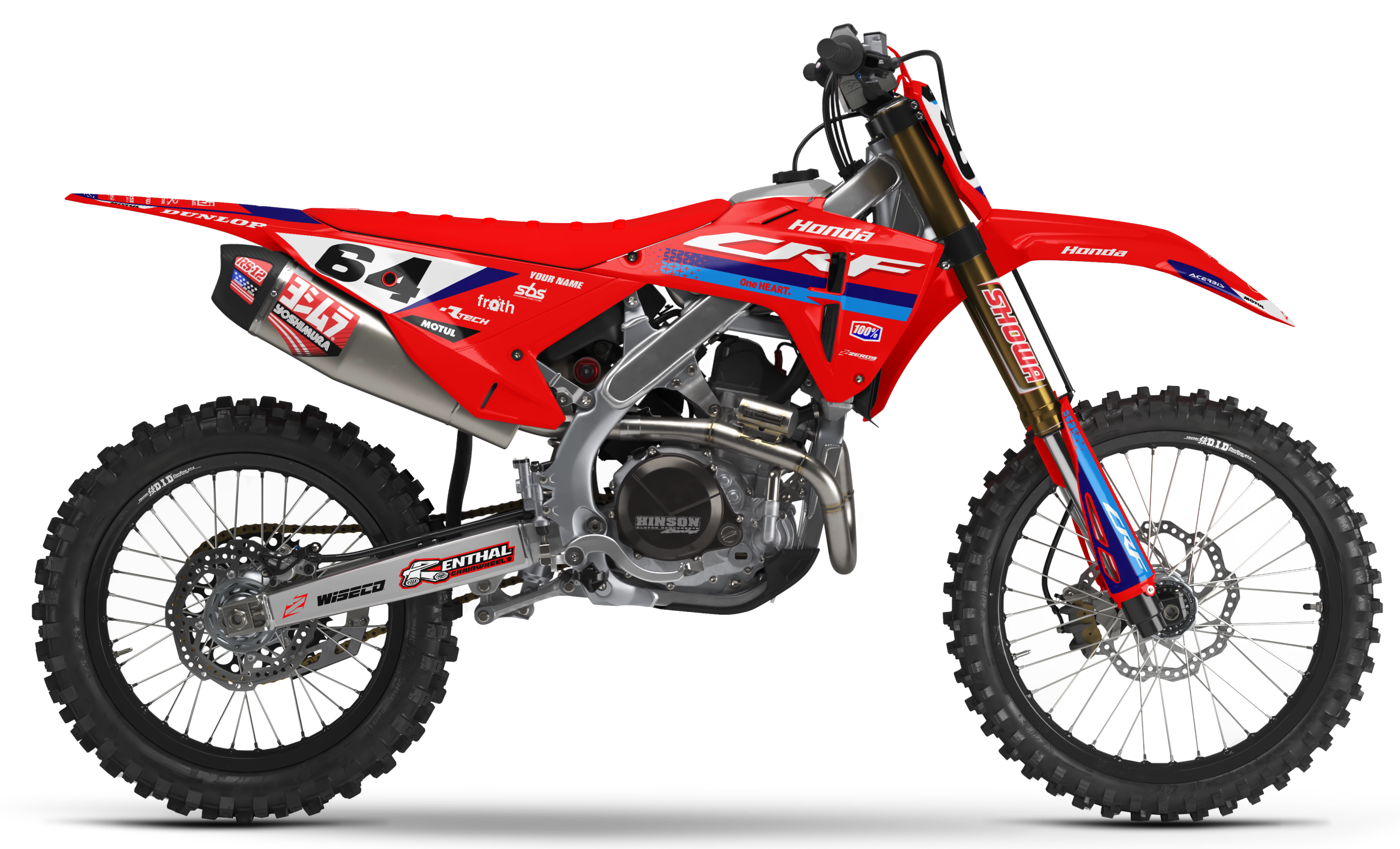 Honda Graphics Kit - EPIC | Red