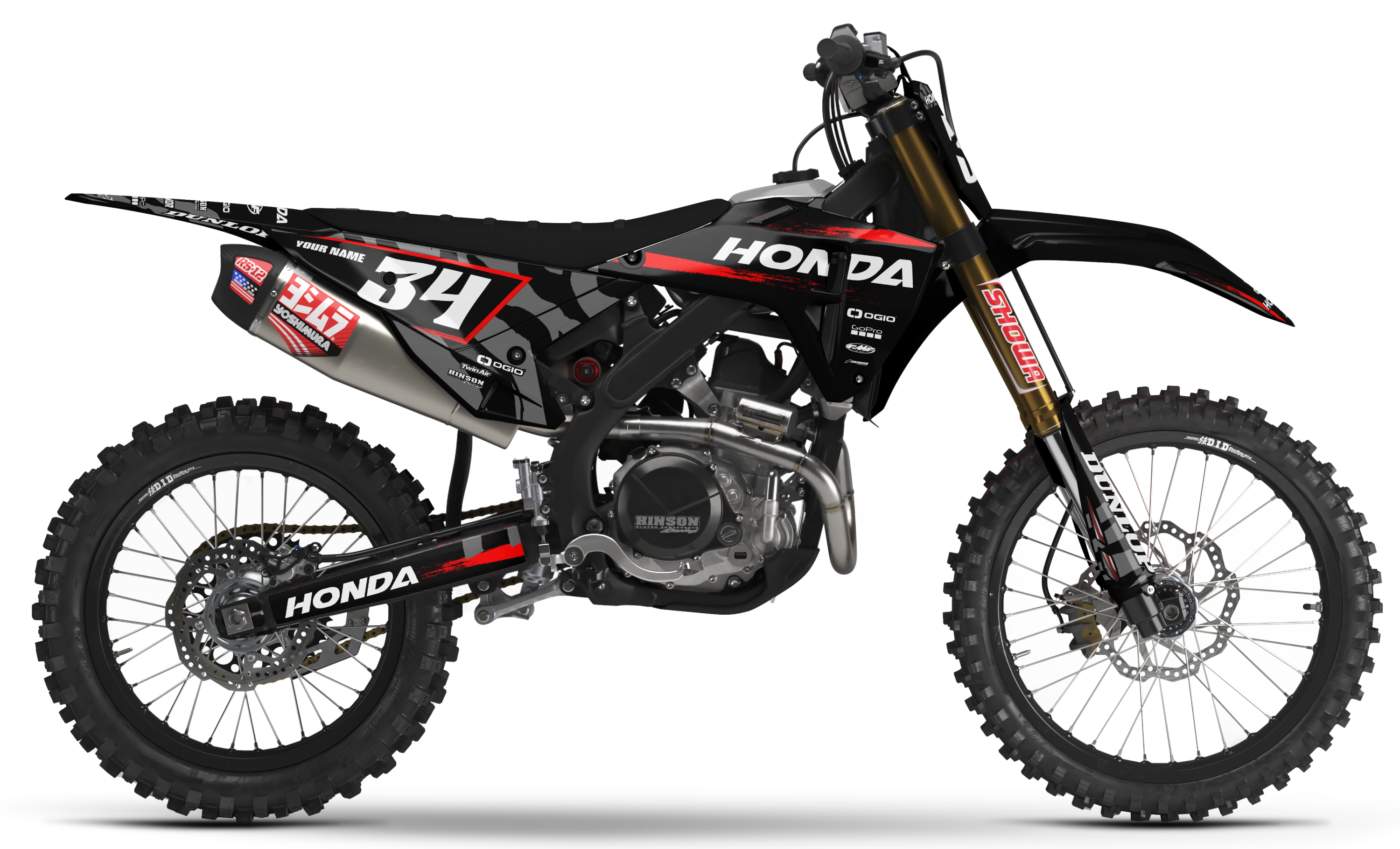 Honda Graphics Kit - HYPE | Black