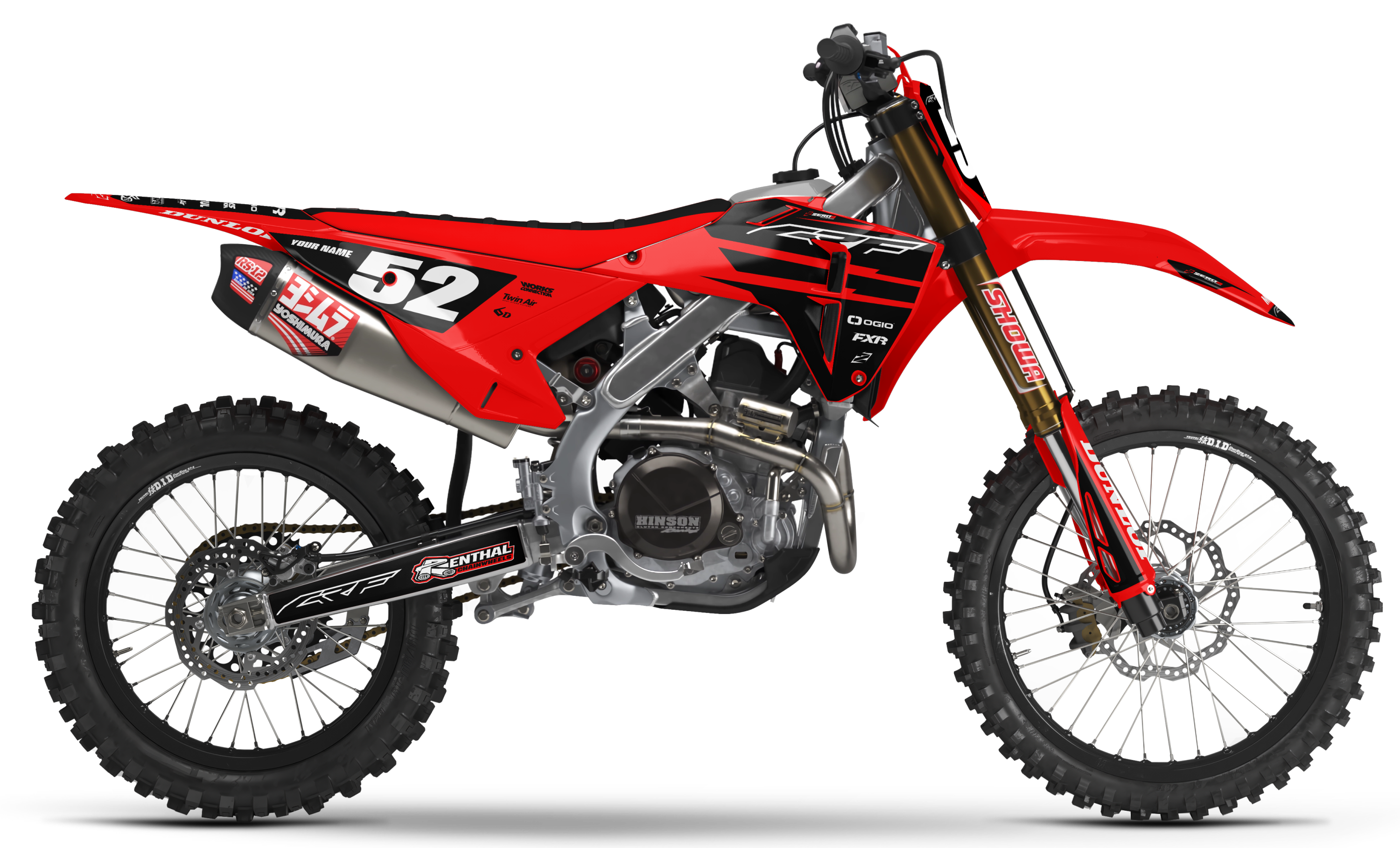 Honda Graphics Kit - INDY | Red
