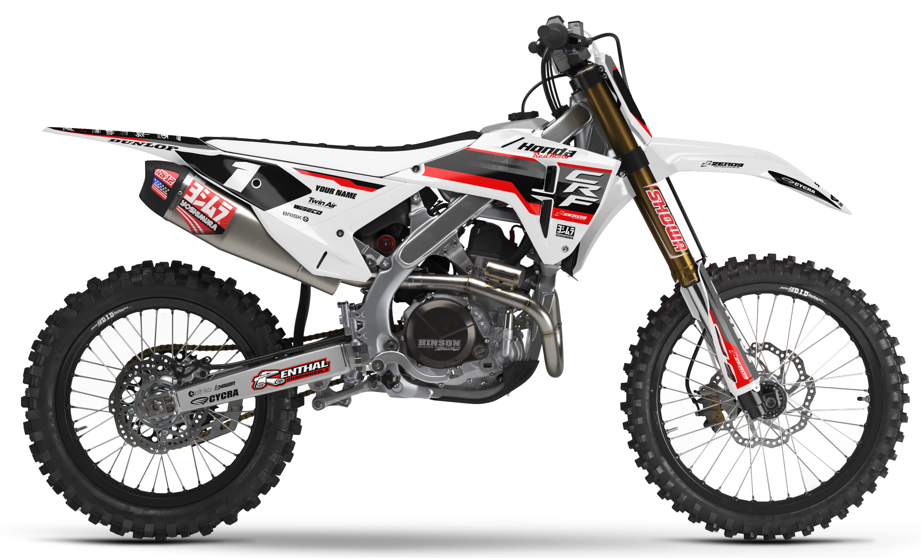 Honda Graphics Kit - JOLT | White