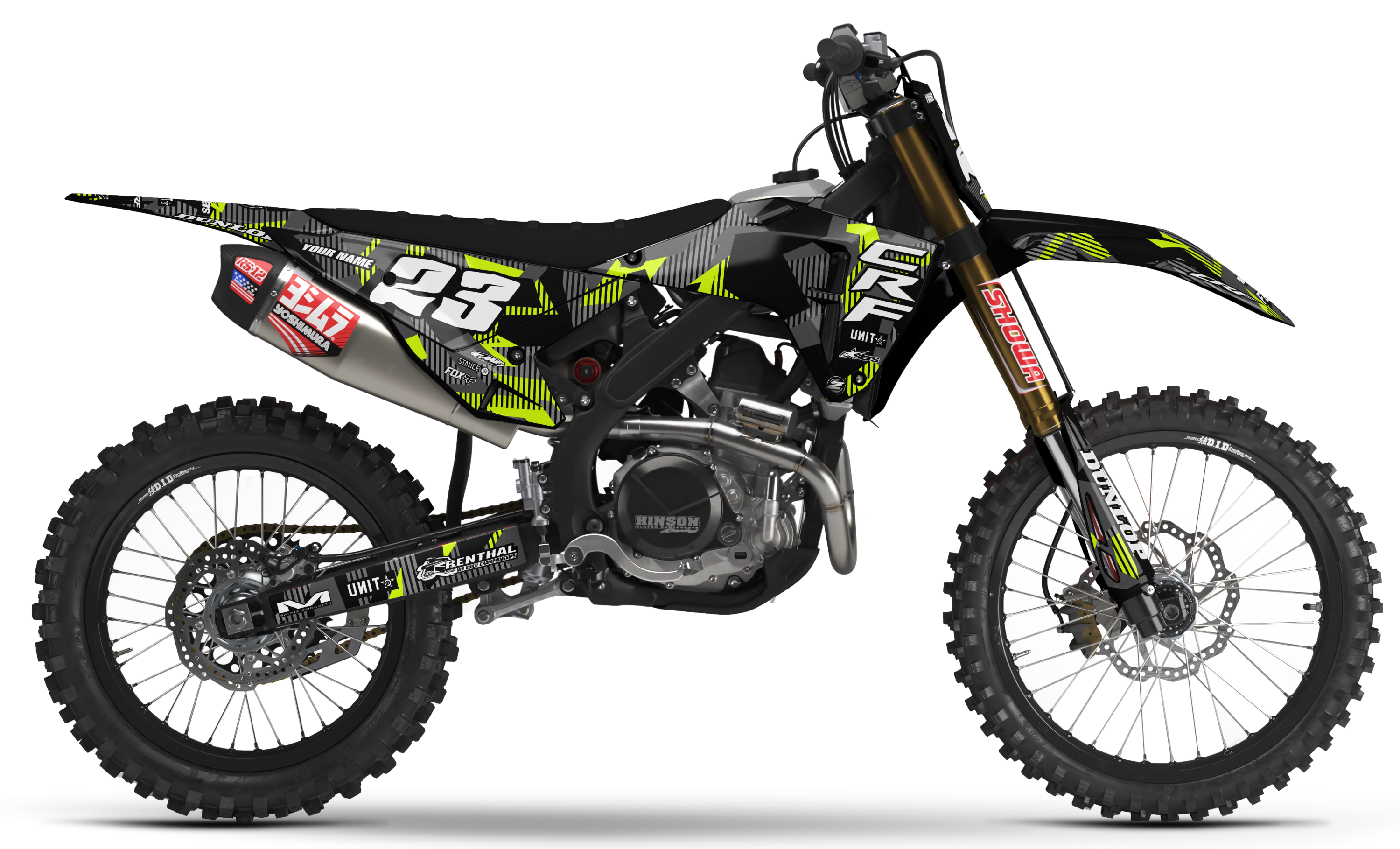 Honda Graphics Kit - LAZR | Black