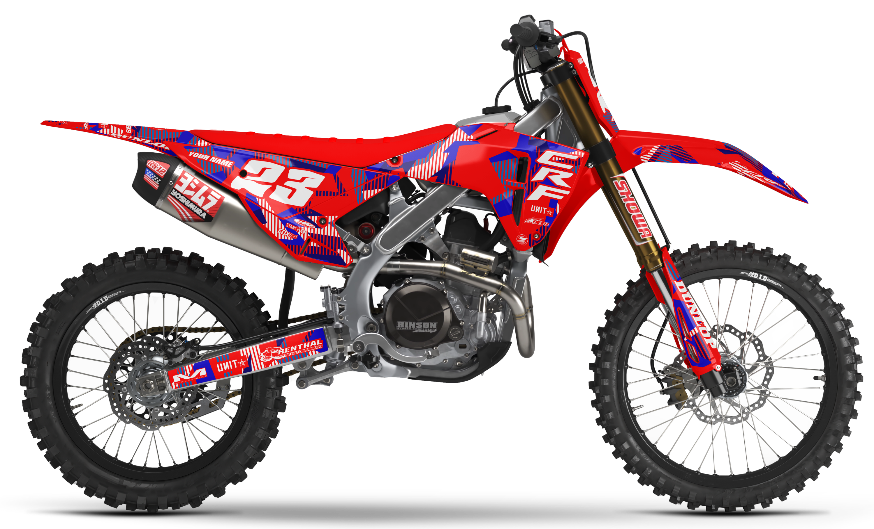 Honda Graphics Kit - LAZR | Red