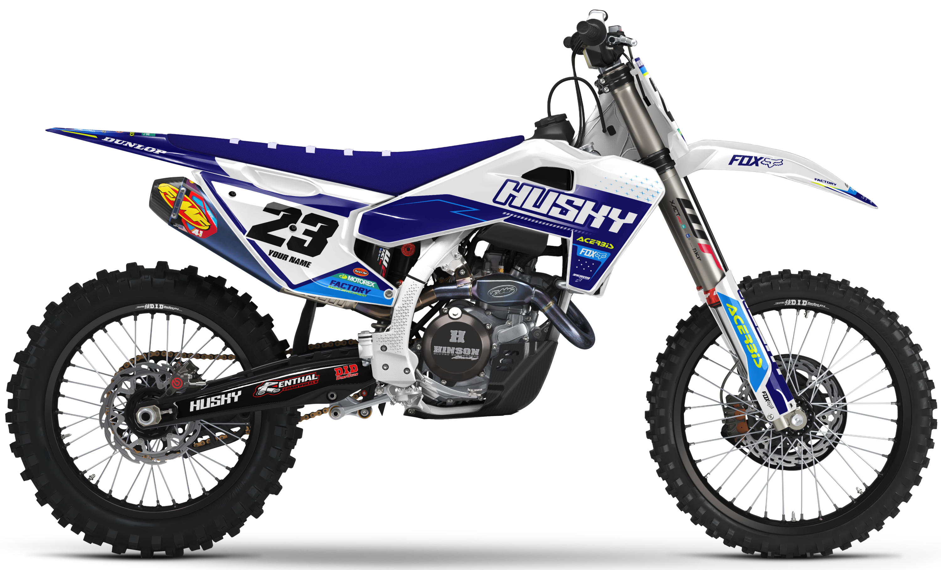 Husqvarna Graphics Kit - AXIS | White