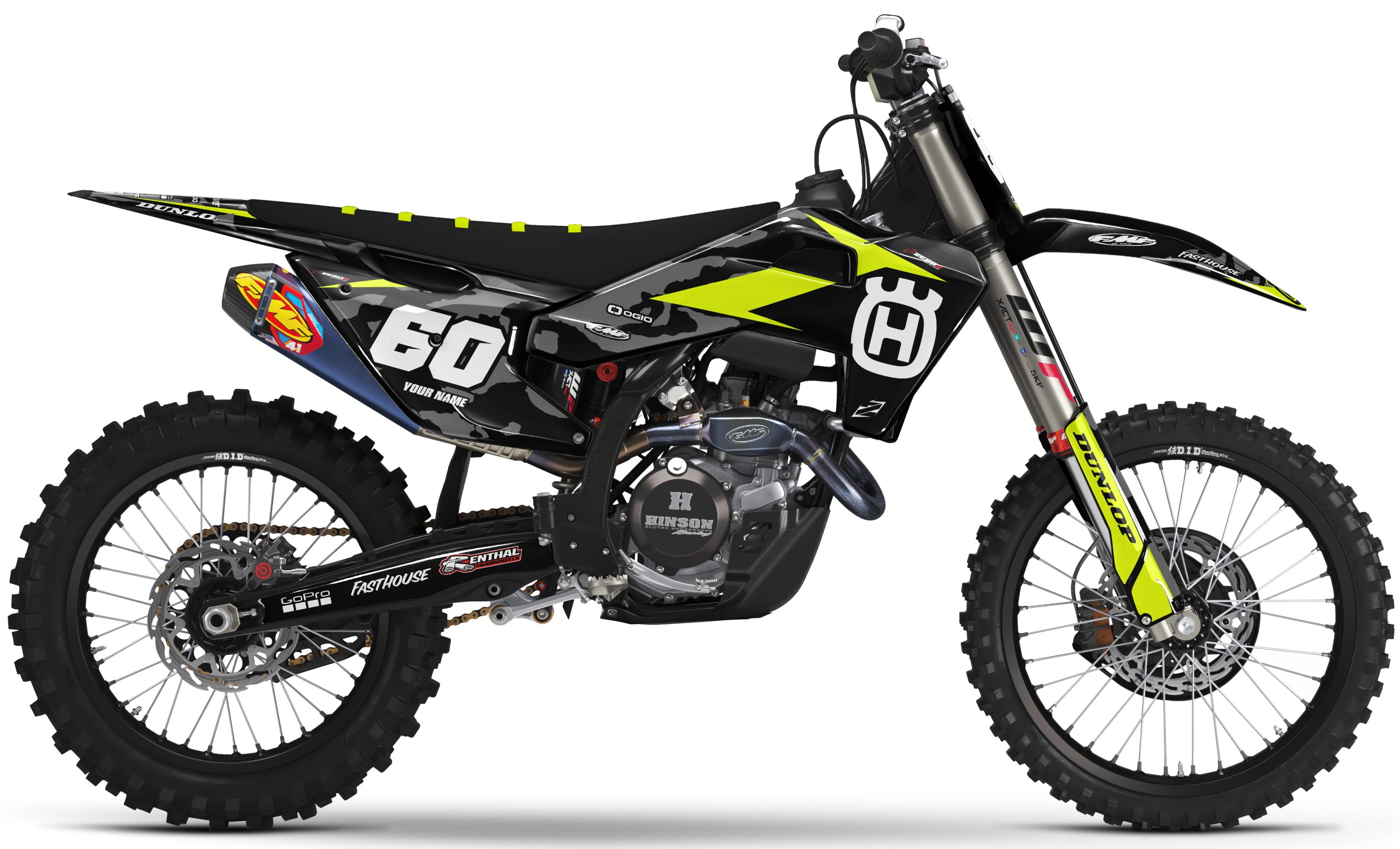 Husqvarna Graphics Kit - CAMO | Black