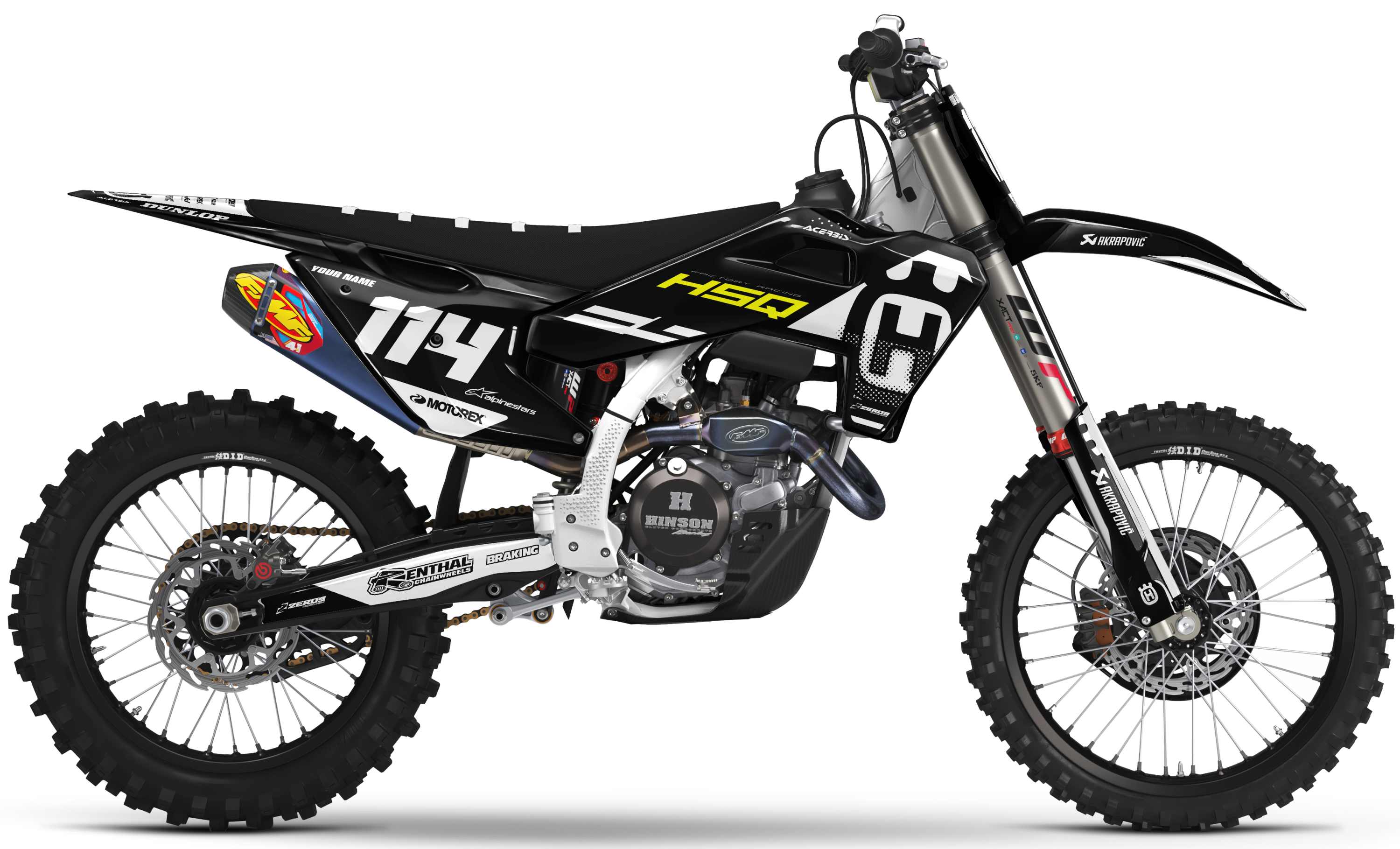 Husqvarna Graphics Kit - EDGE | Black