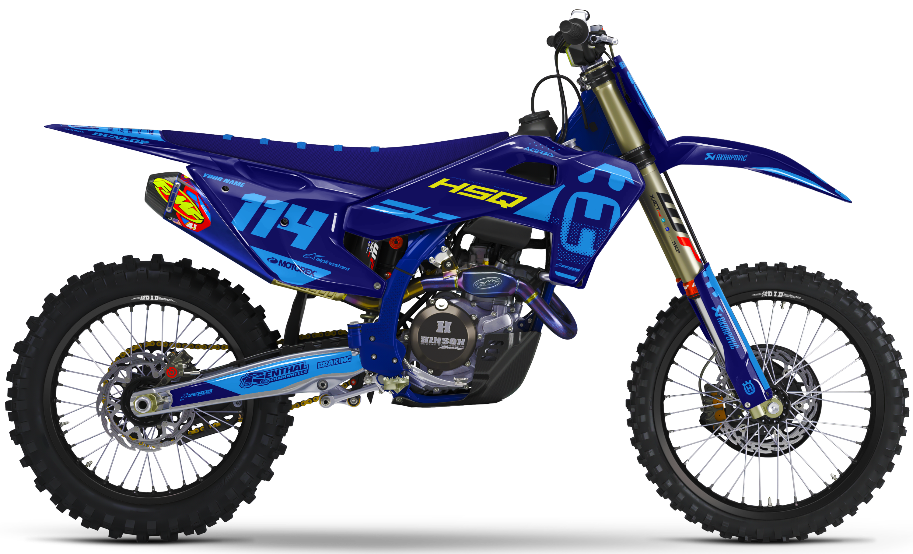 Husqvarna Graphics Kit - EDGE | Blue