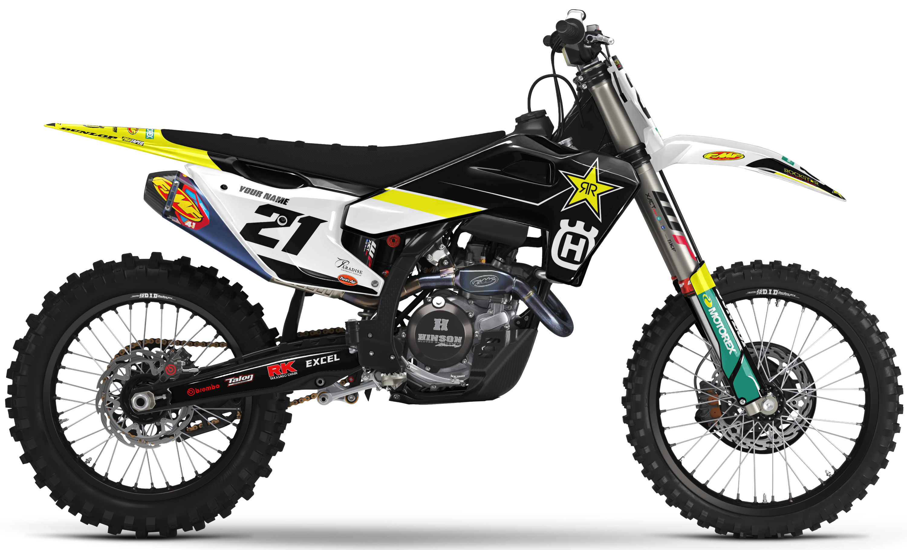 Husqvarna Graphics Kit - FACTORY 21 | White