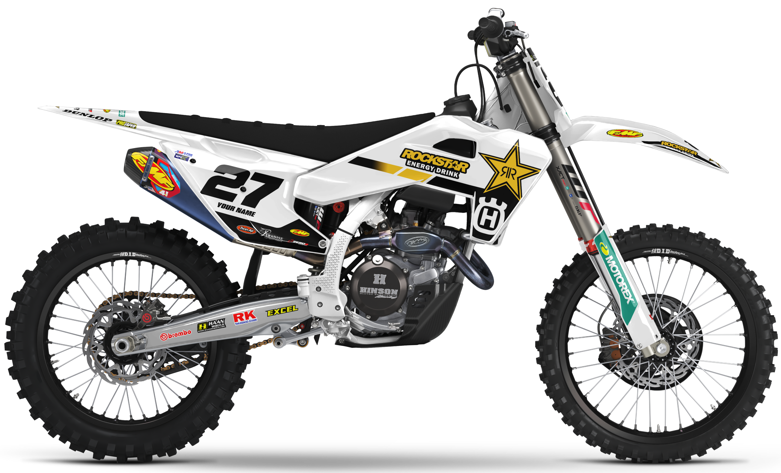 Husqvarna Graphics Kit - FACTORY 25 | White