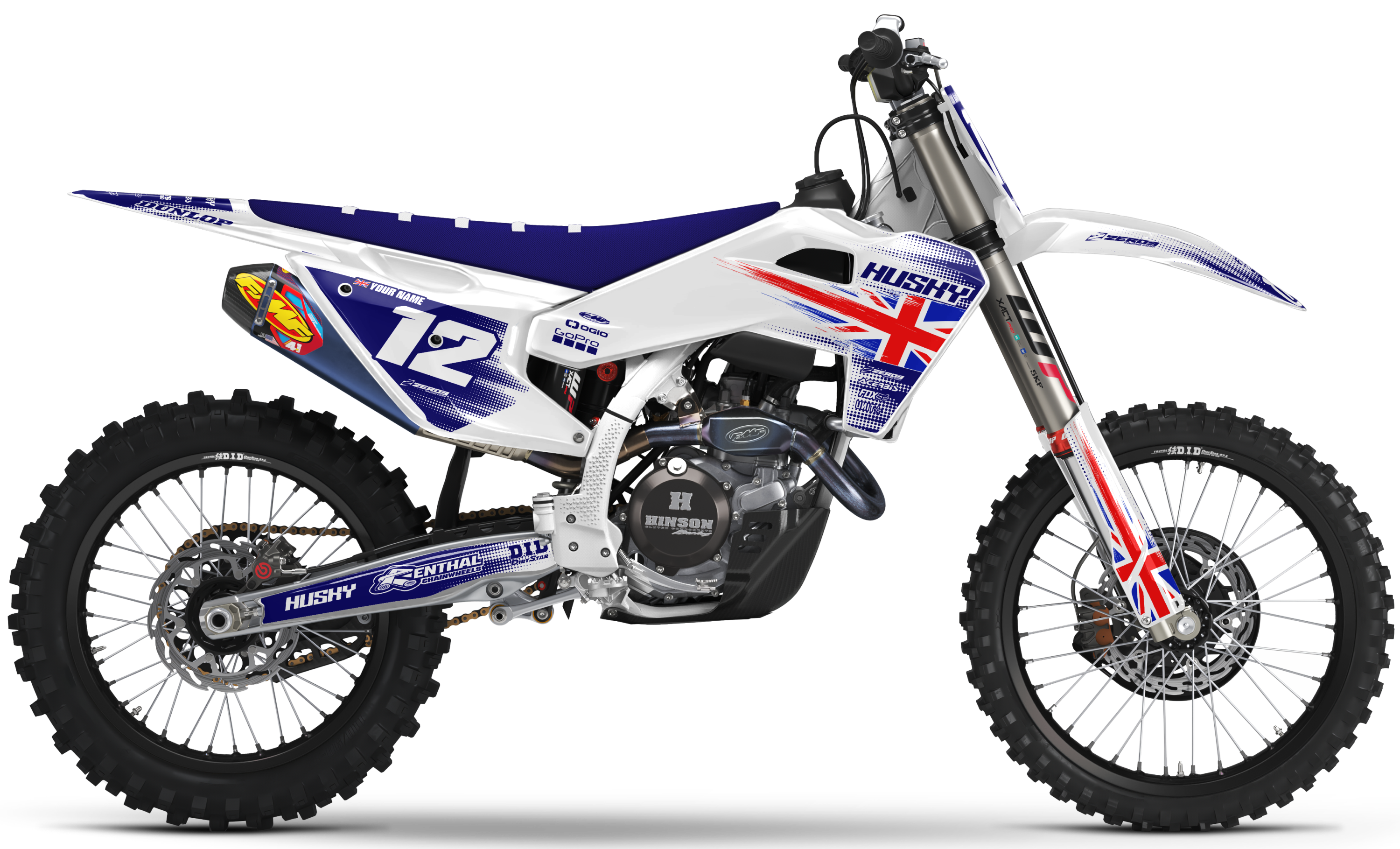 Husqvarna Graphics Kit - PATRIOT | Great Britian