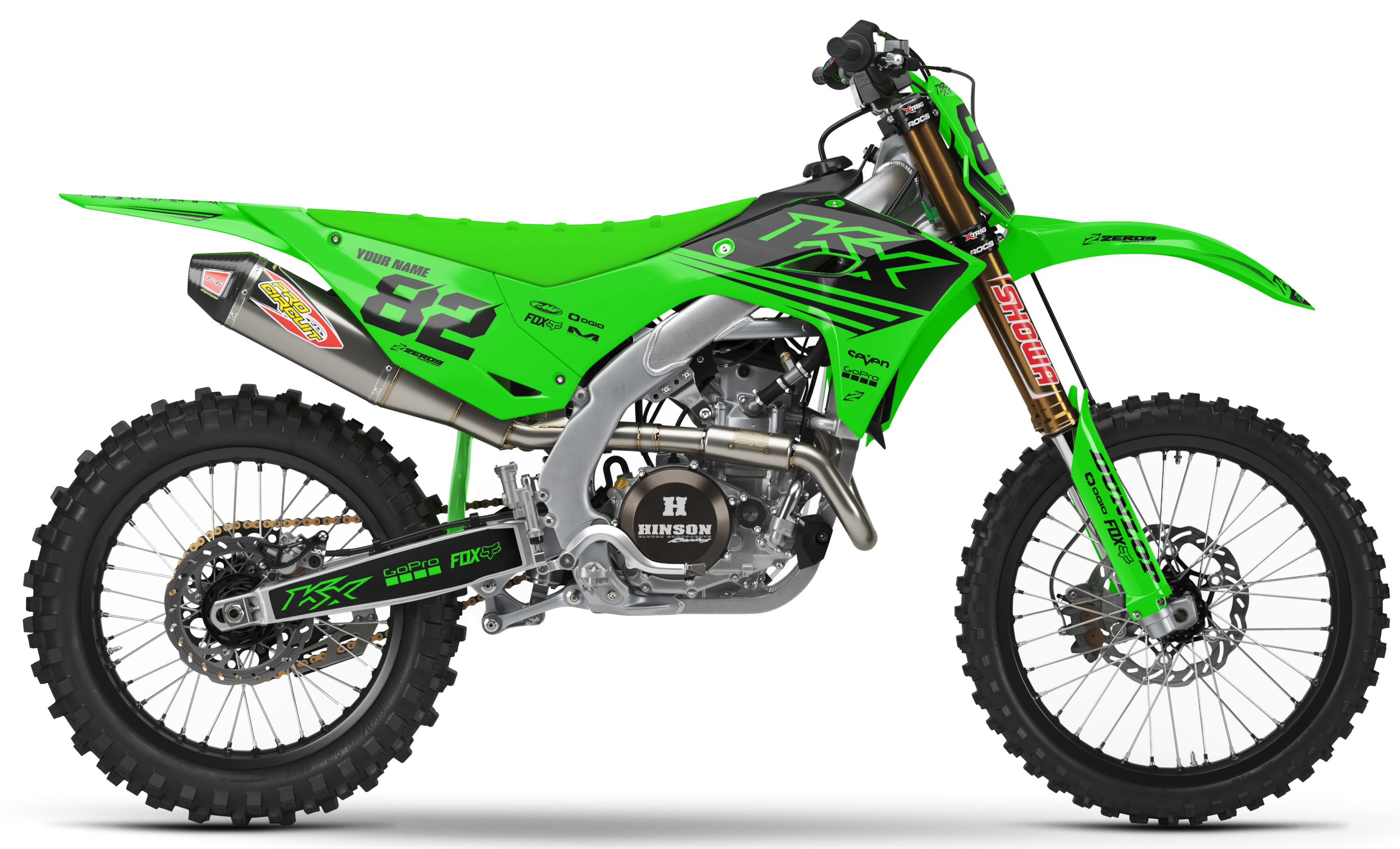 Kawasaki Graphics Kit - EDGE | Green