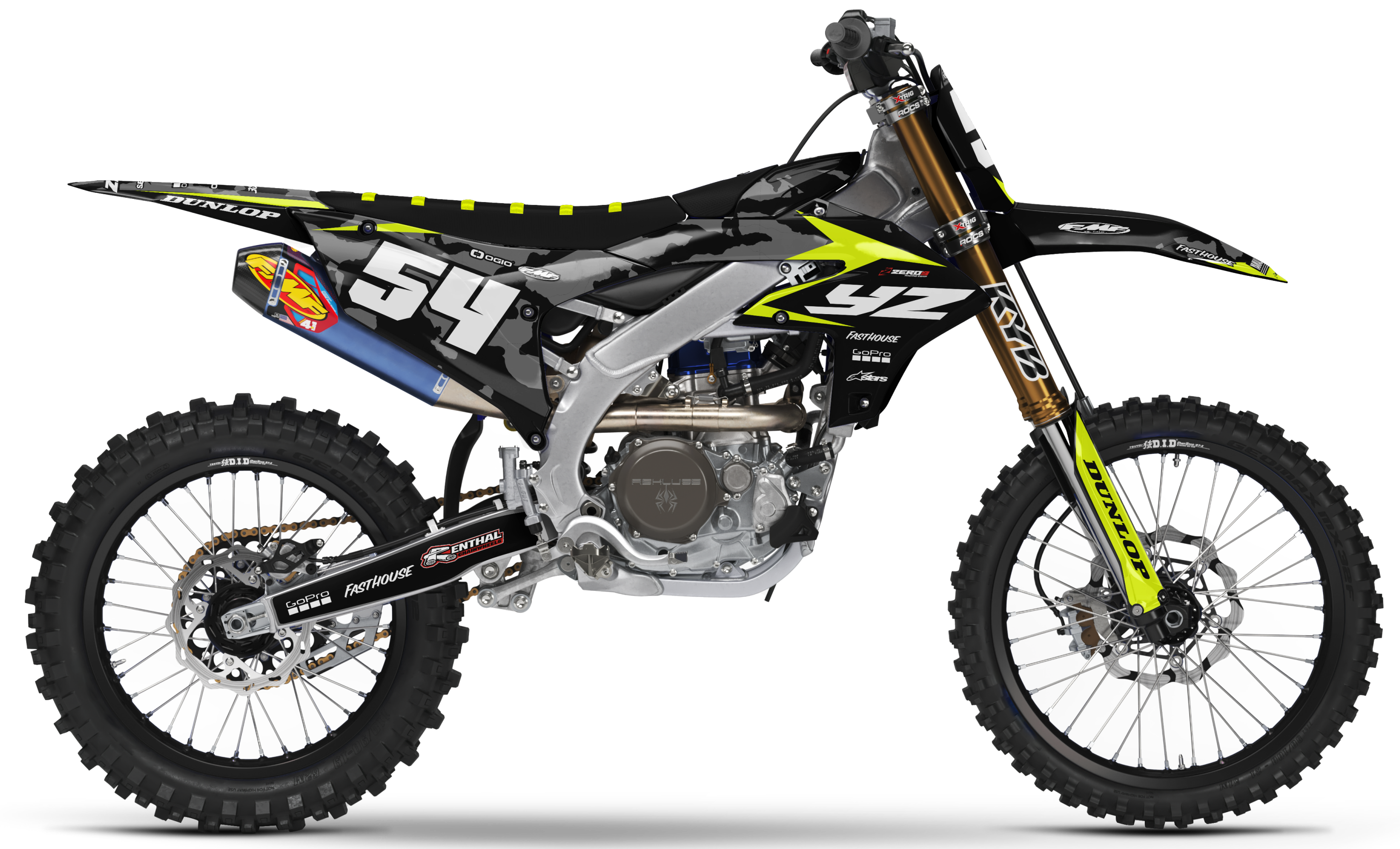 Yamaha Graphics Kit - CAMO | Black