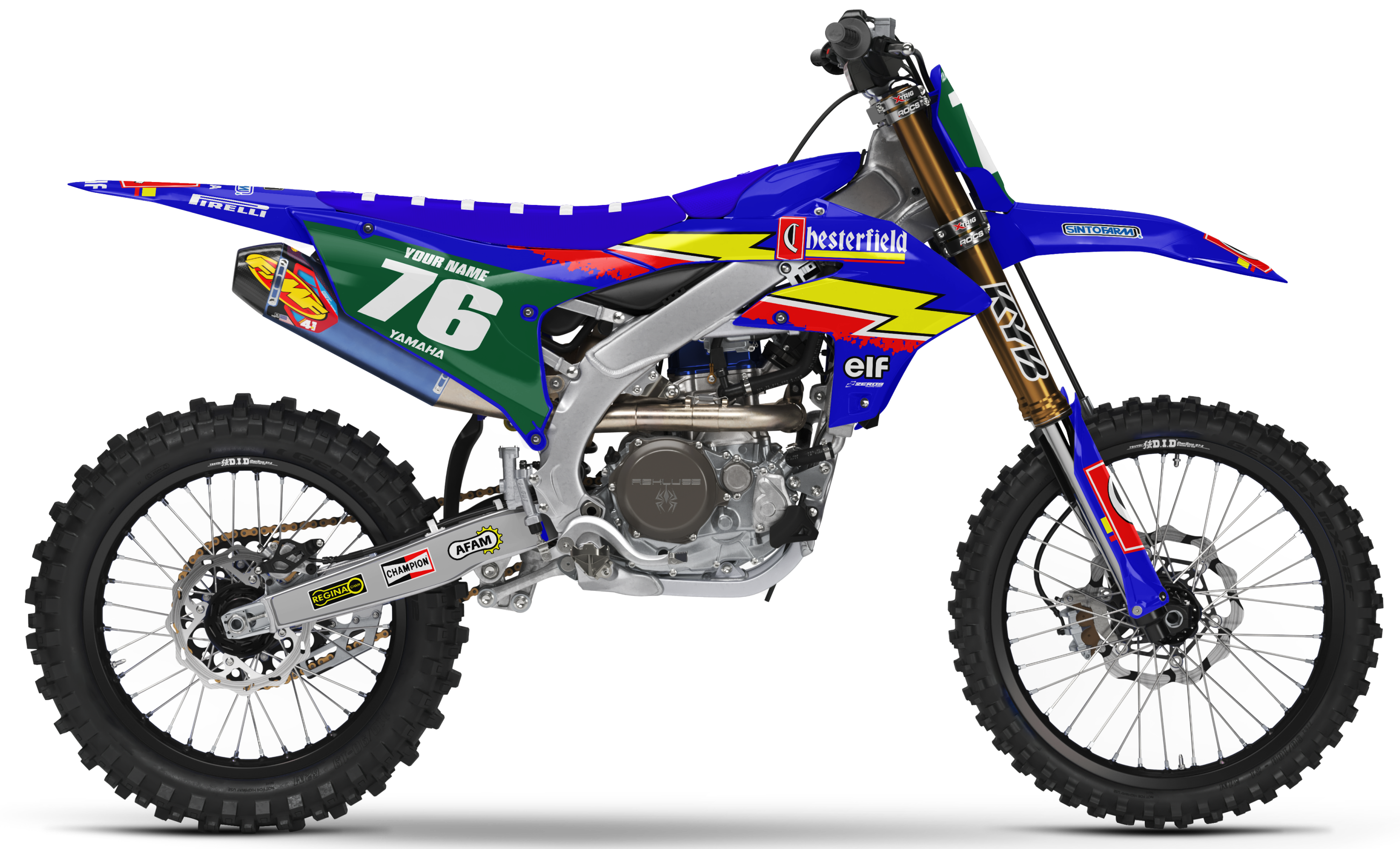 Yamaha Graphics Kit - CHESTERFIELD | Blue