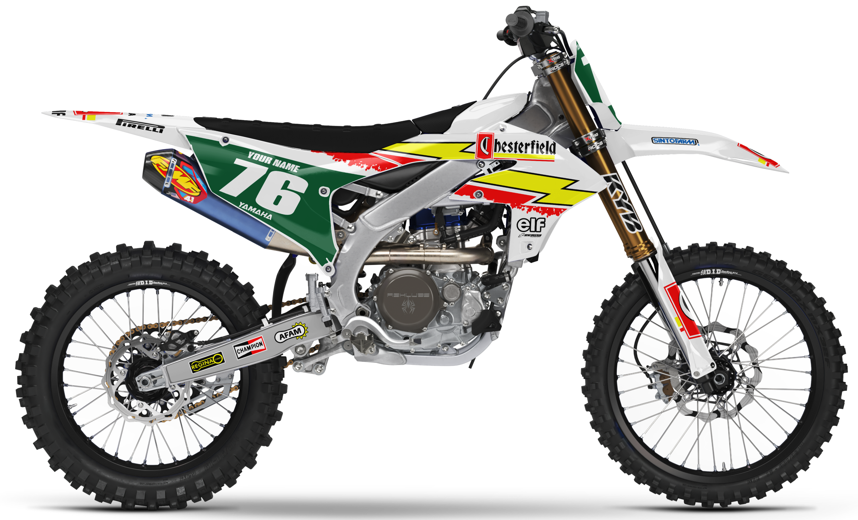 Yamaha Graphics Kit - CHESTERFIELD | White