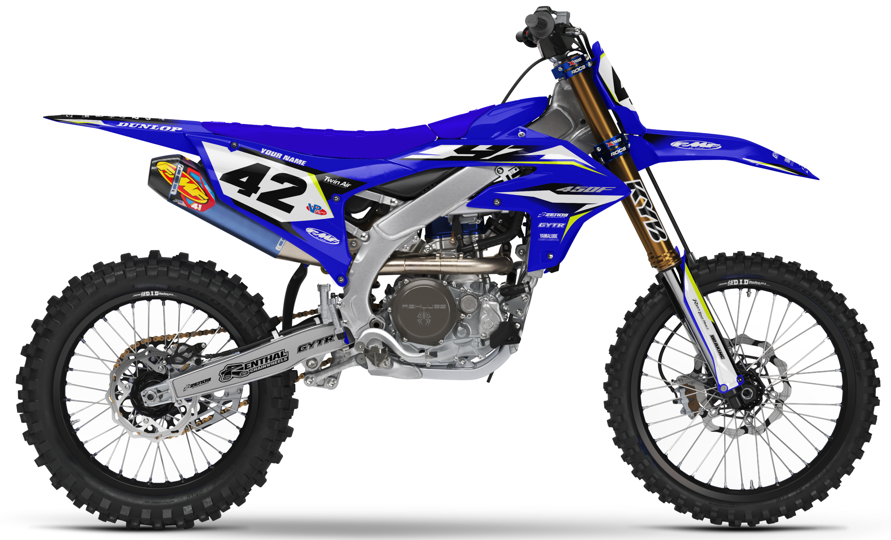 Yamaha Graphics Kit - HAZE | Blue
